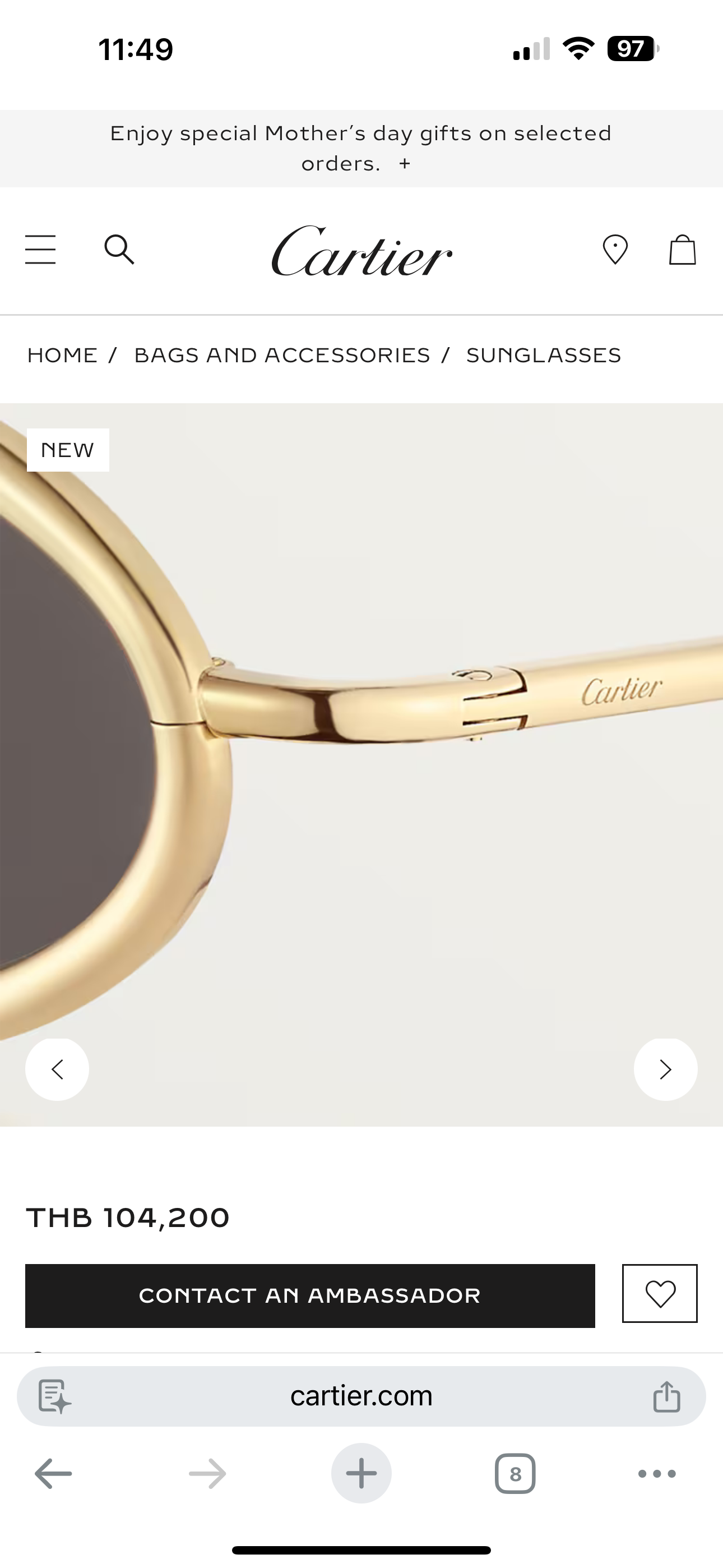 Cartie*✨✨✨MODEL：CT0649S✨✨✨SIZE：140✨✨✨
