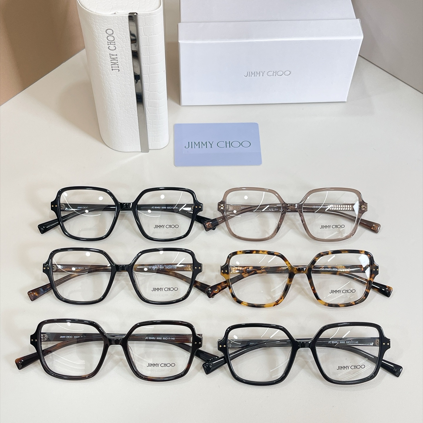 JIMMY CHOO✨✨✨MODEL：JC 3046U✨✨SIZE：53口17-145✨✨✨