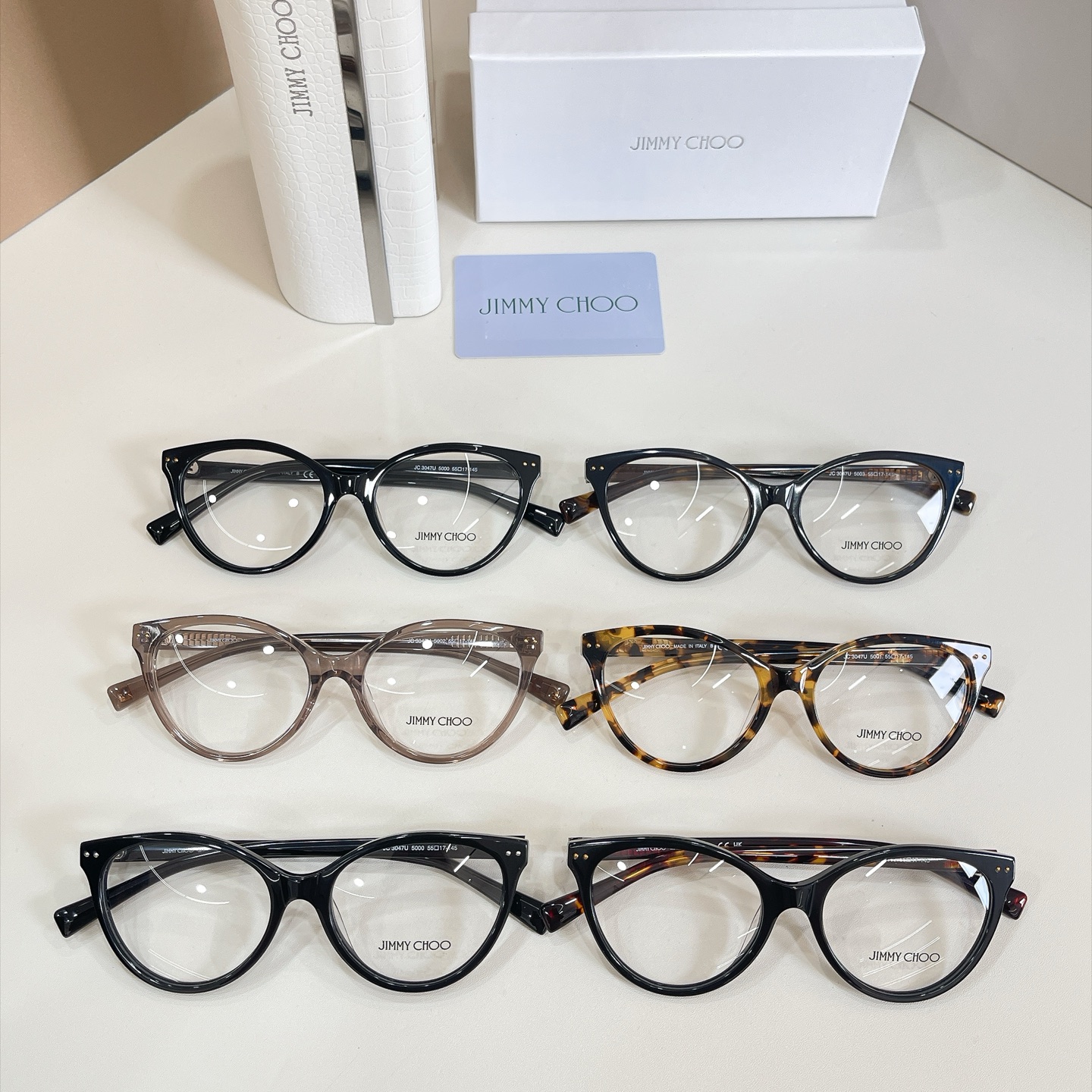 JIMMY CHOO✨✨✨MODEL：JC 3047U✨✨SIZE：55口17-145✨✨✨