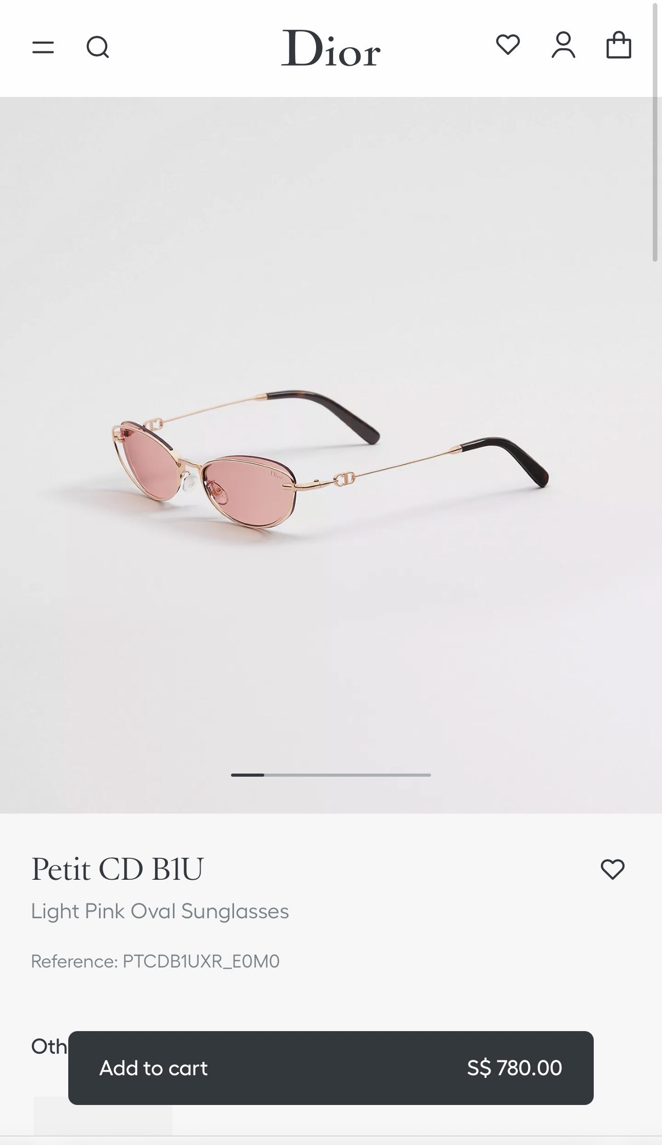 DIO*🌟🌟🌟Model：🆕 Petit CD B1U🌟🌟🌟SIZE：54口17-145🌟🌟🆕 