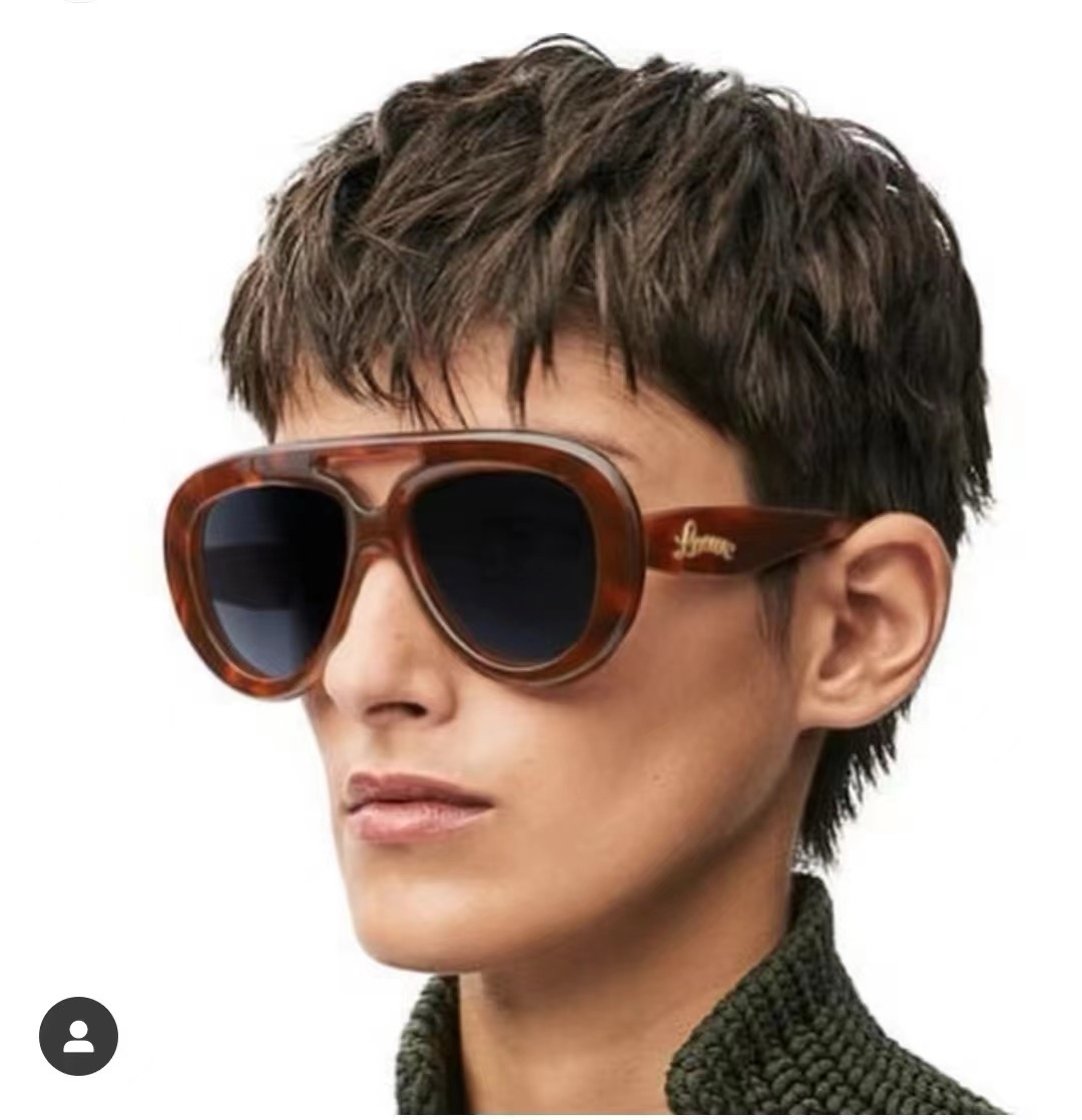 LOEWE🌟🌟🌟MODEL：ROUND S🆕 POLIER AVIATOR🌟🌟🌟SIZE：55口17-145🌟🌟🌟🆕 