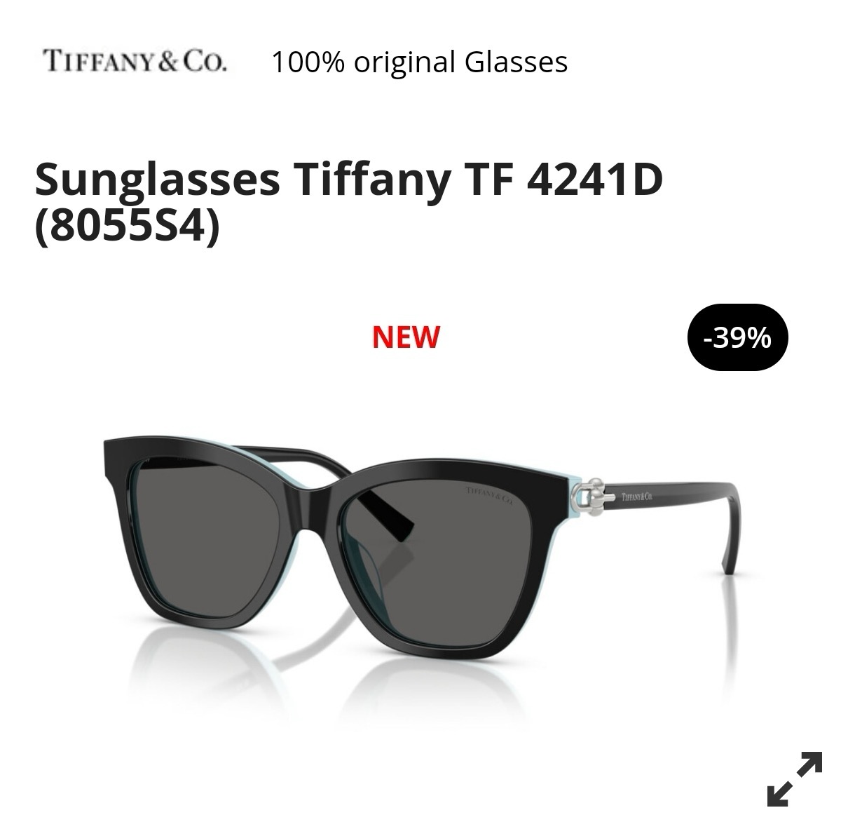 TIFFANY&Co.✨✨✨MODEL：TF4241D✨✨✨ SIZE：54口17-140✨✨✨🆕 