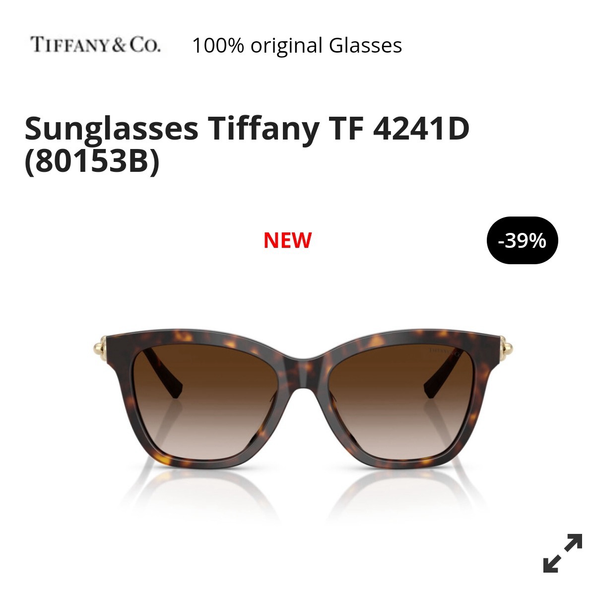 TIFFANY&Co.✨✨✨MODEL：TF4241D✨✨✨ SIZE：54口17-140✨✨✨🆕 