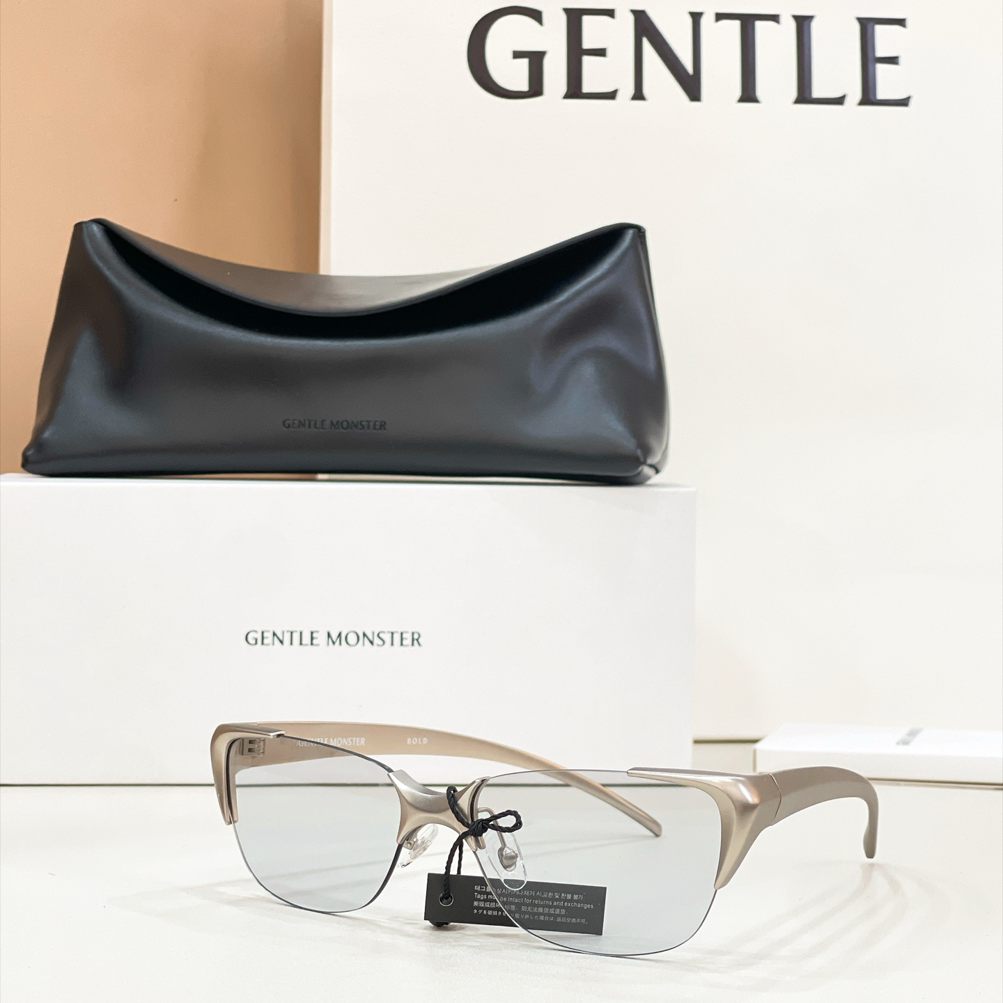 GENTLE MONSTER HYPNOSIS Metal Semi-Rimless Glasses