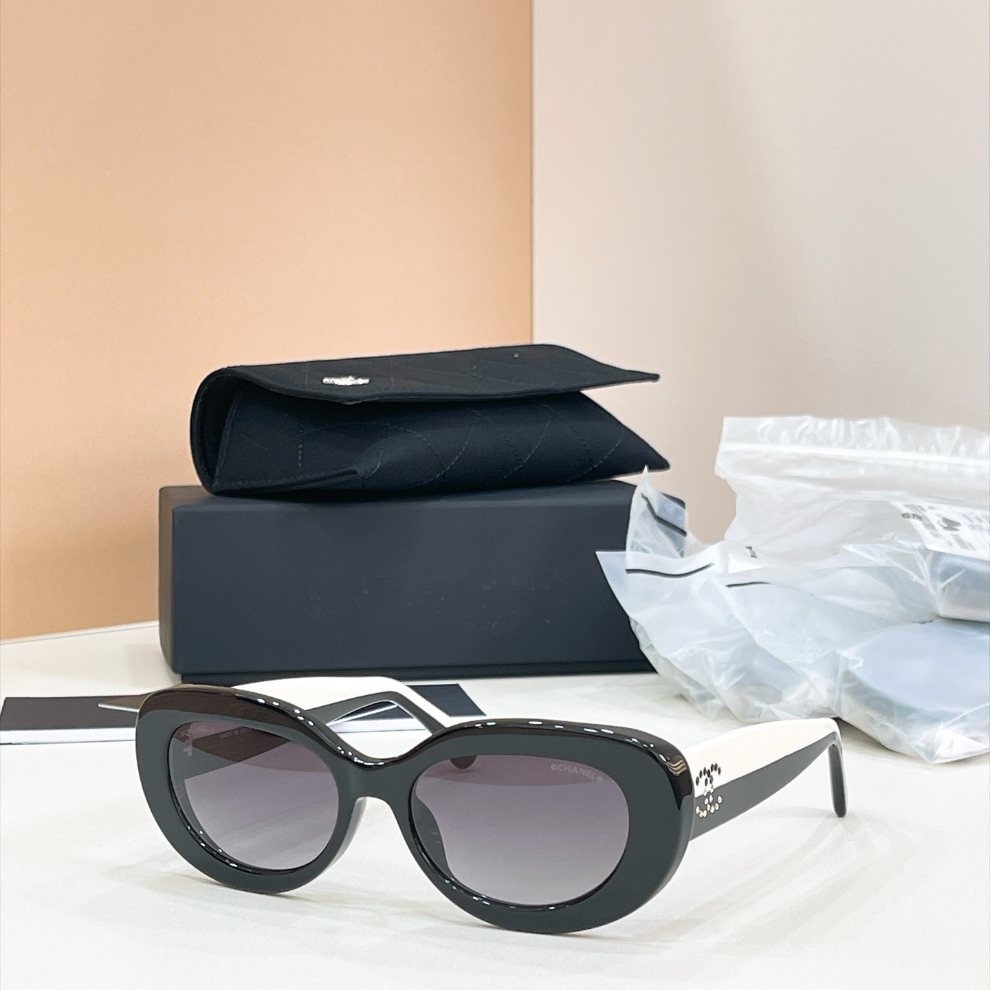 Chanel 5562 Acetate Oval Sunglasses
