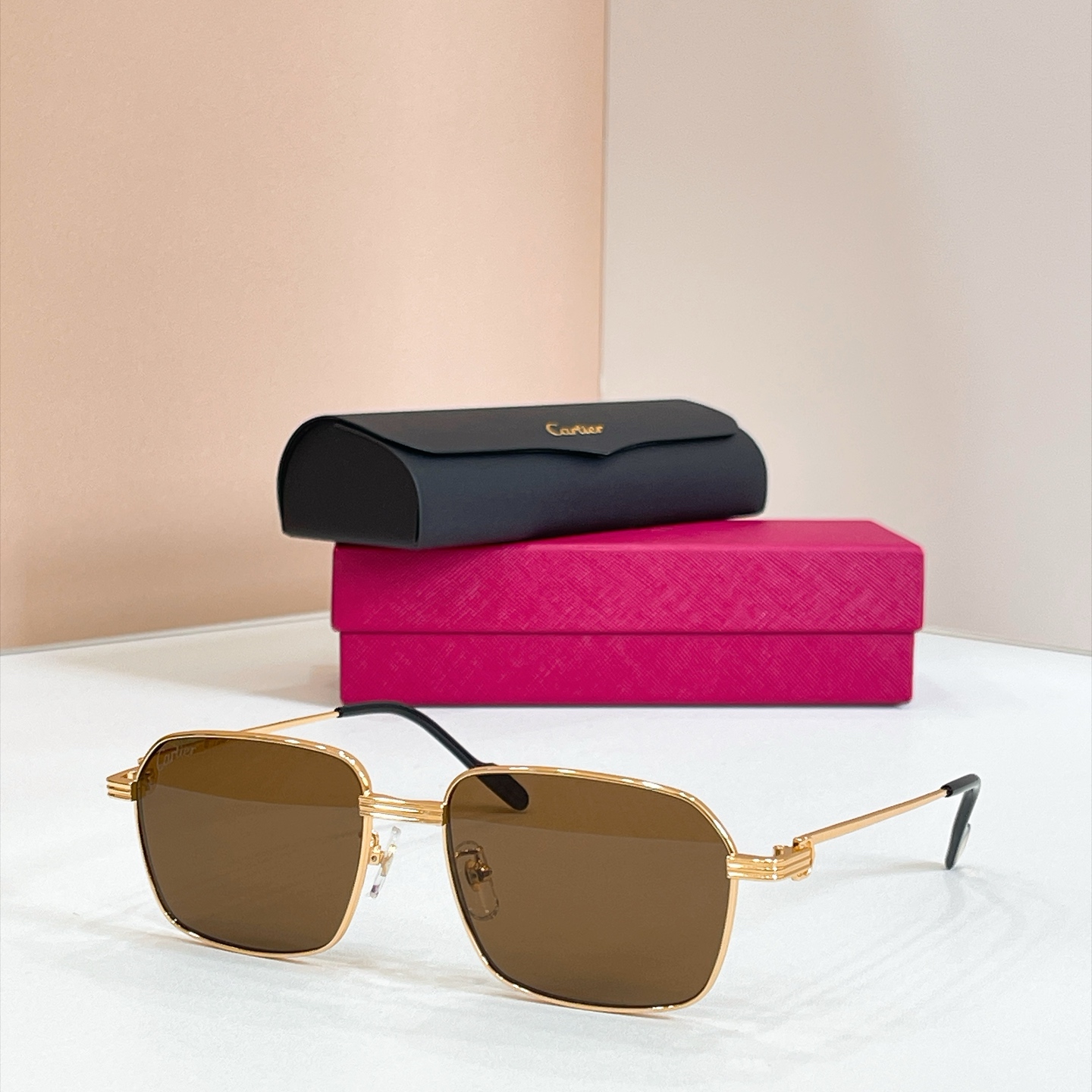 Cartier Sunglasses Metal Square CT0445O