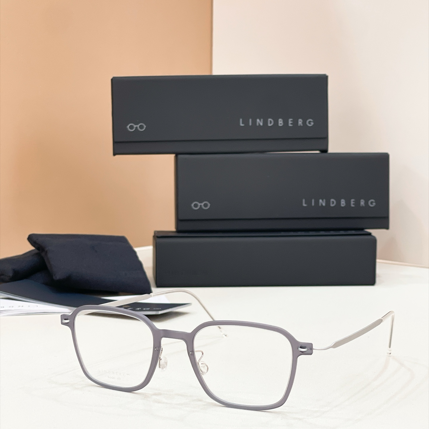 LINDBER*🌟🌟🌟MODEL：6637🌟🌟🌟Size：54口20-145🌟🌟🌟钛～～ ，盒子➕45