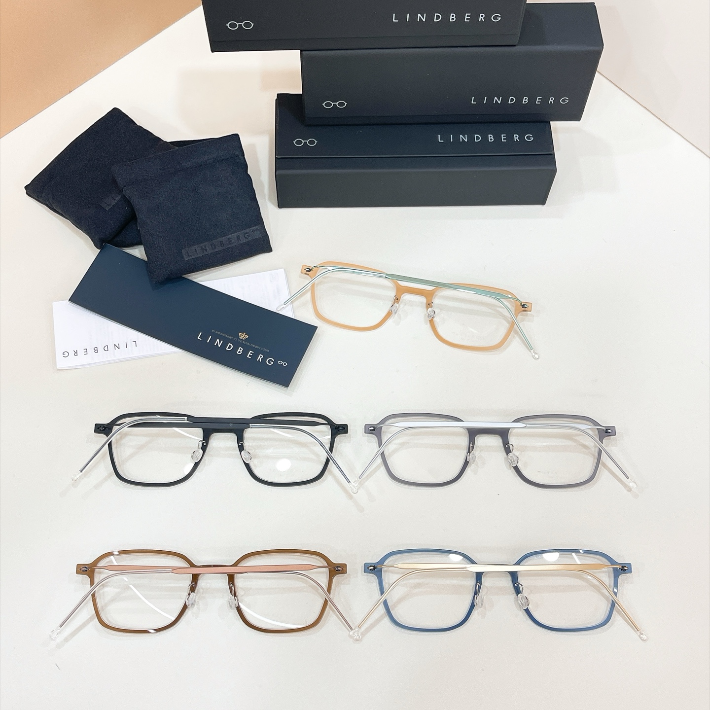 LINDBER*🌟🌟🌟MODEL：6637🌟🌟🌟Size：54口20-145🌟🌟🌟钛～～ ，盒子➕45
