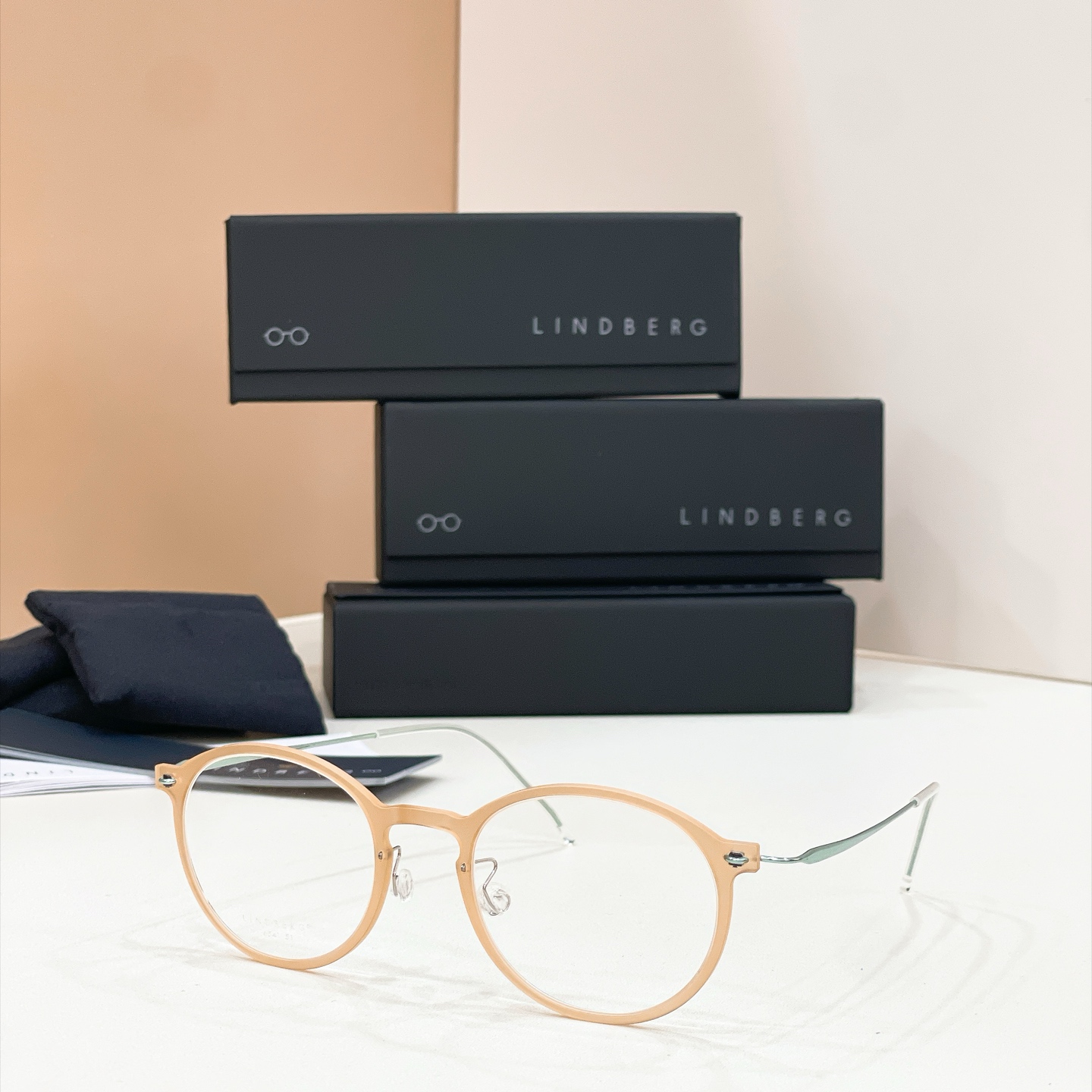 LINDBER*🌟🌟🌟MODEL：6541🌟🌟🌟Size：51口22-145🌟🌟🌟钛～～,盒子➕45