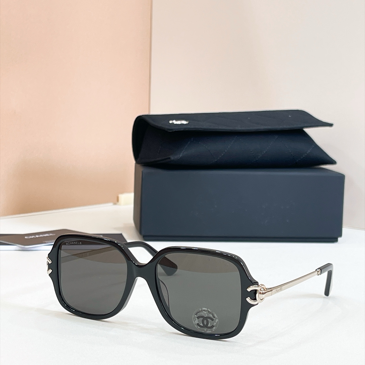 Chanel Sunglasses Acetate Metal Square CH3516