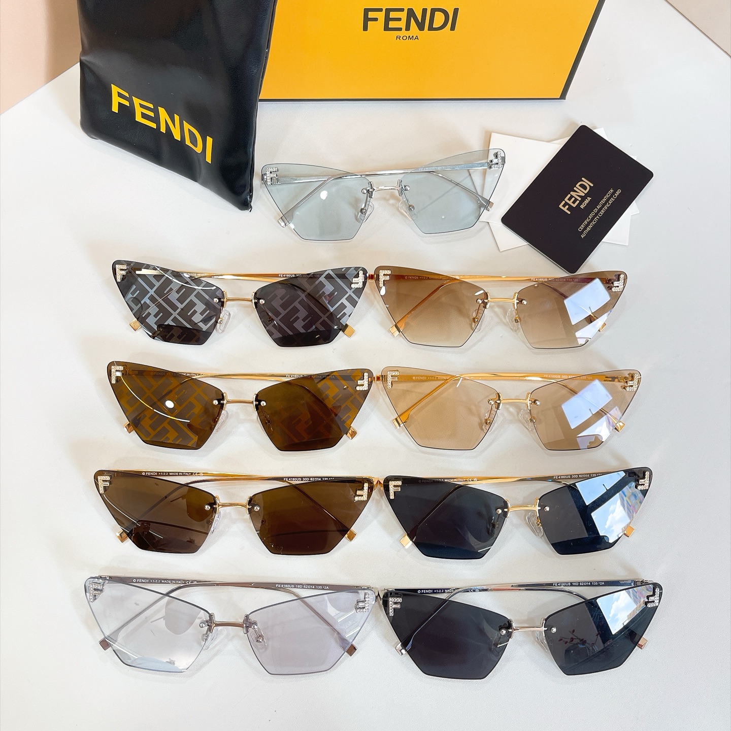 FENDI✨✨✨MODEL：FE4160US✨✨ SIZE：62口14-135✨✨✨