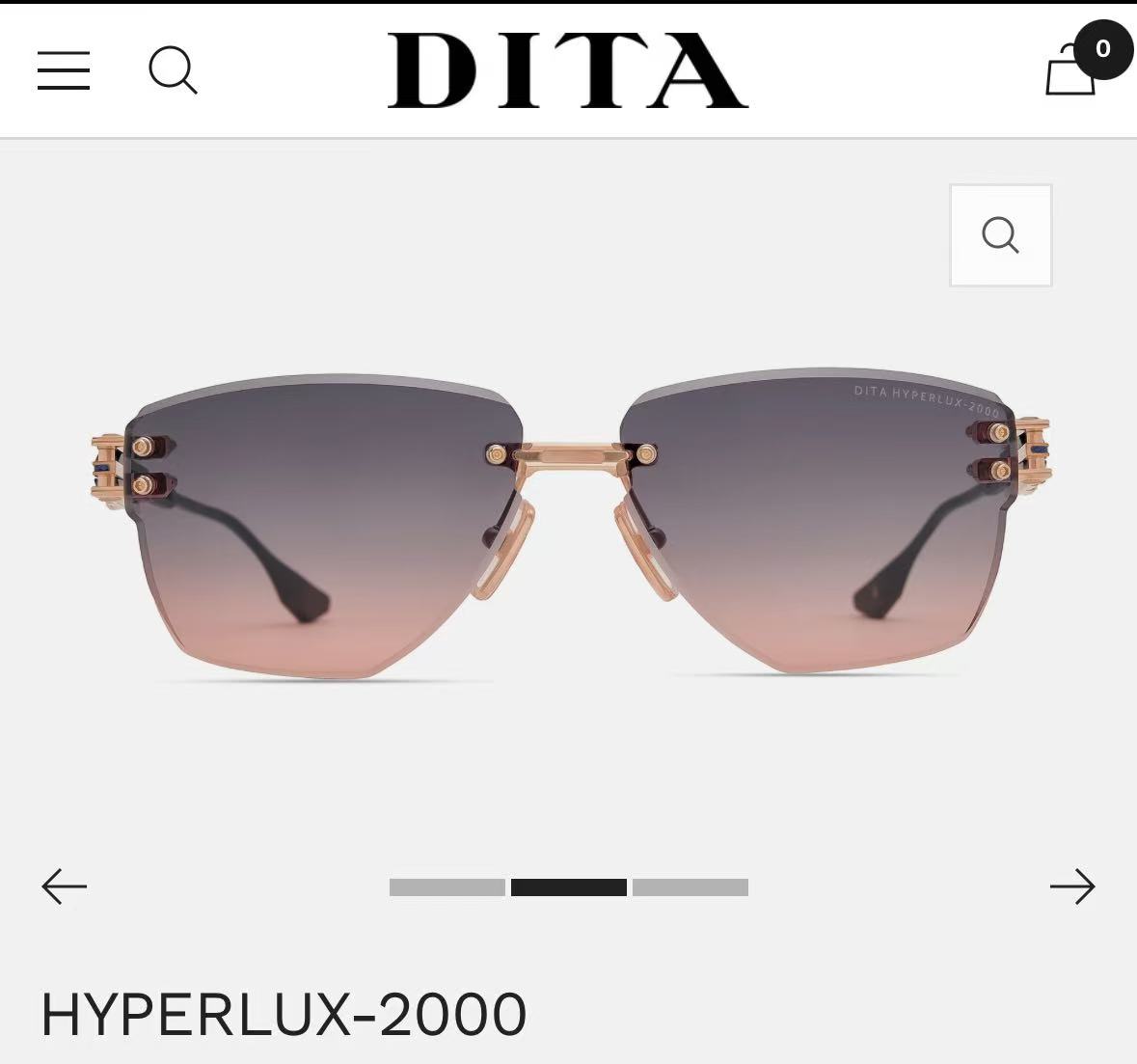 DITA⚜️⚜️⚜️MODEL：HYPERLUX-2000⚜️⚜️⚜️SIZE：58口13-137⚜️⚜️⚜️