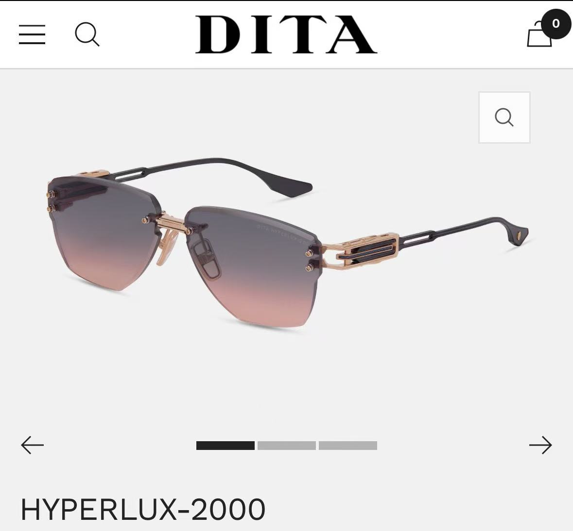 DITA⚜️⚜️⚜️MODEL：HYPERLUX-2000⚜️⚜️⚜️SIZE：58口13-137⚜️⚜️⚜️