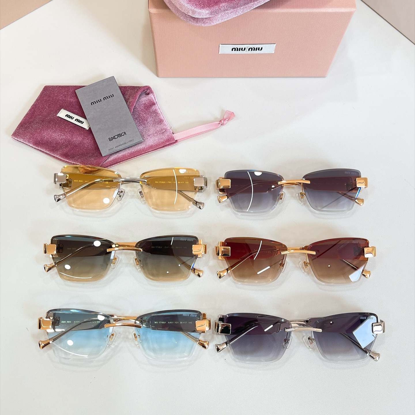 MIU MI*🎀🎀🎀MODEL: MU 1710LV🎀🎀🎀SIZE：56口17-145🎀🎀🎀