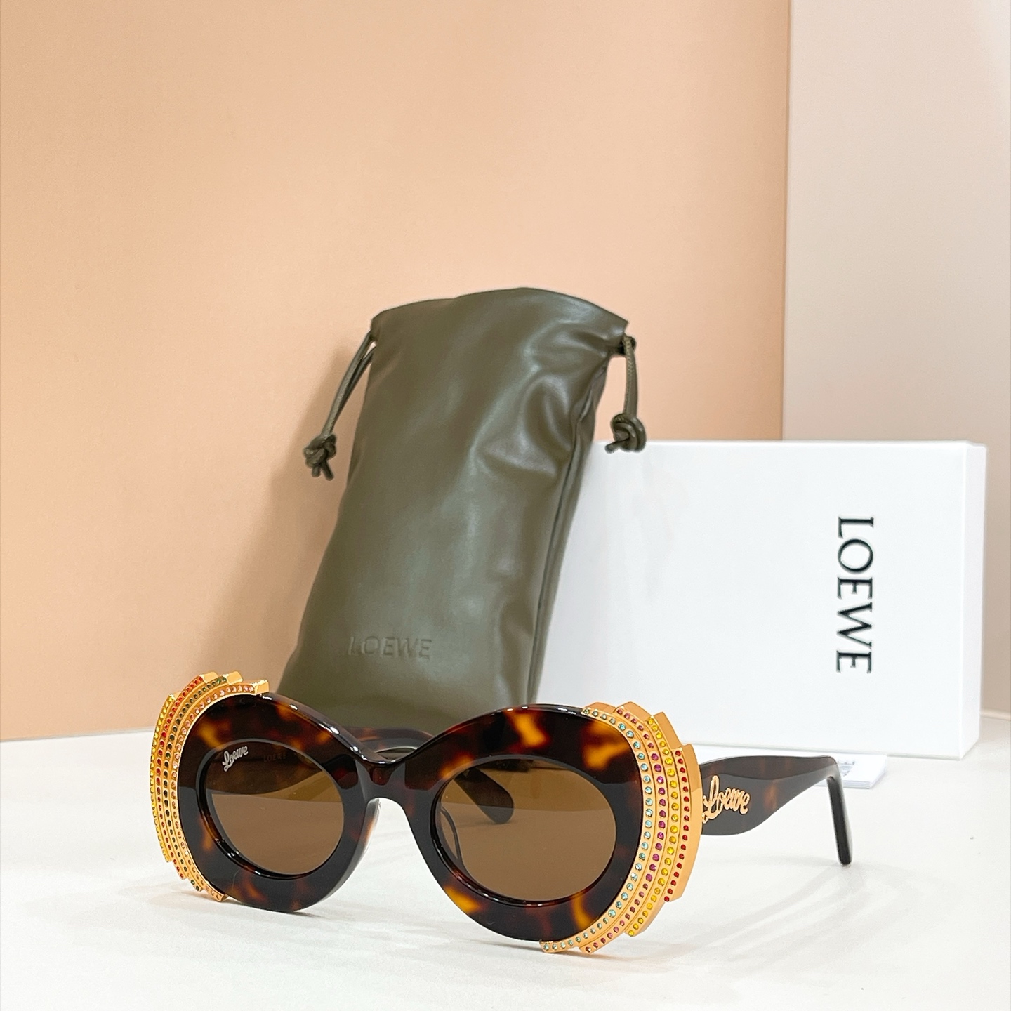 LOEWE🌟🌟🌟MODEL：RAVE OVAL🌟🌟🌟SIZE：48口24-145🌟🌟🌟