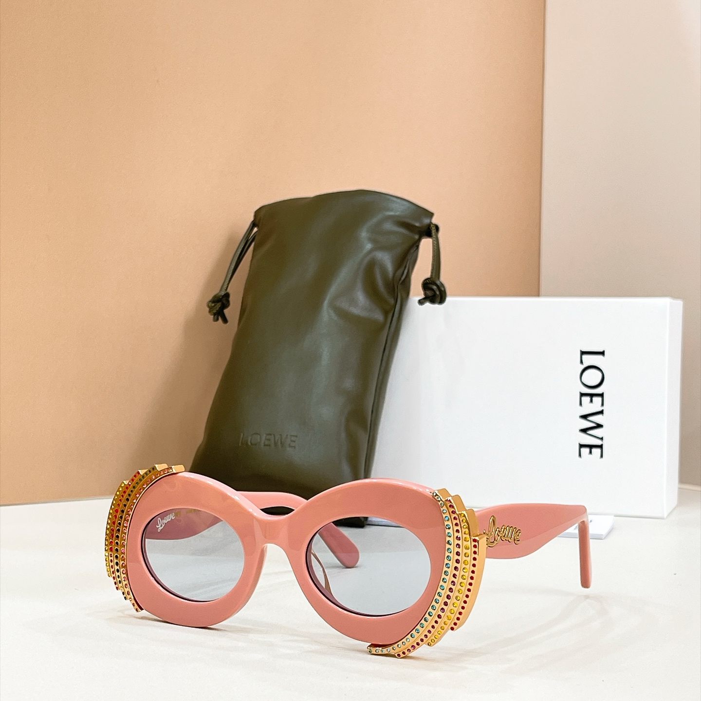 LOEWE🌟🌟🌟MODEL：RAVE OVAL🌟🌟🌟SIZE：48口24-145🌟🌟🌟