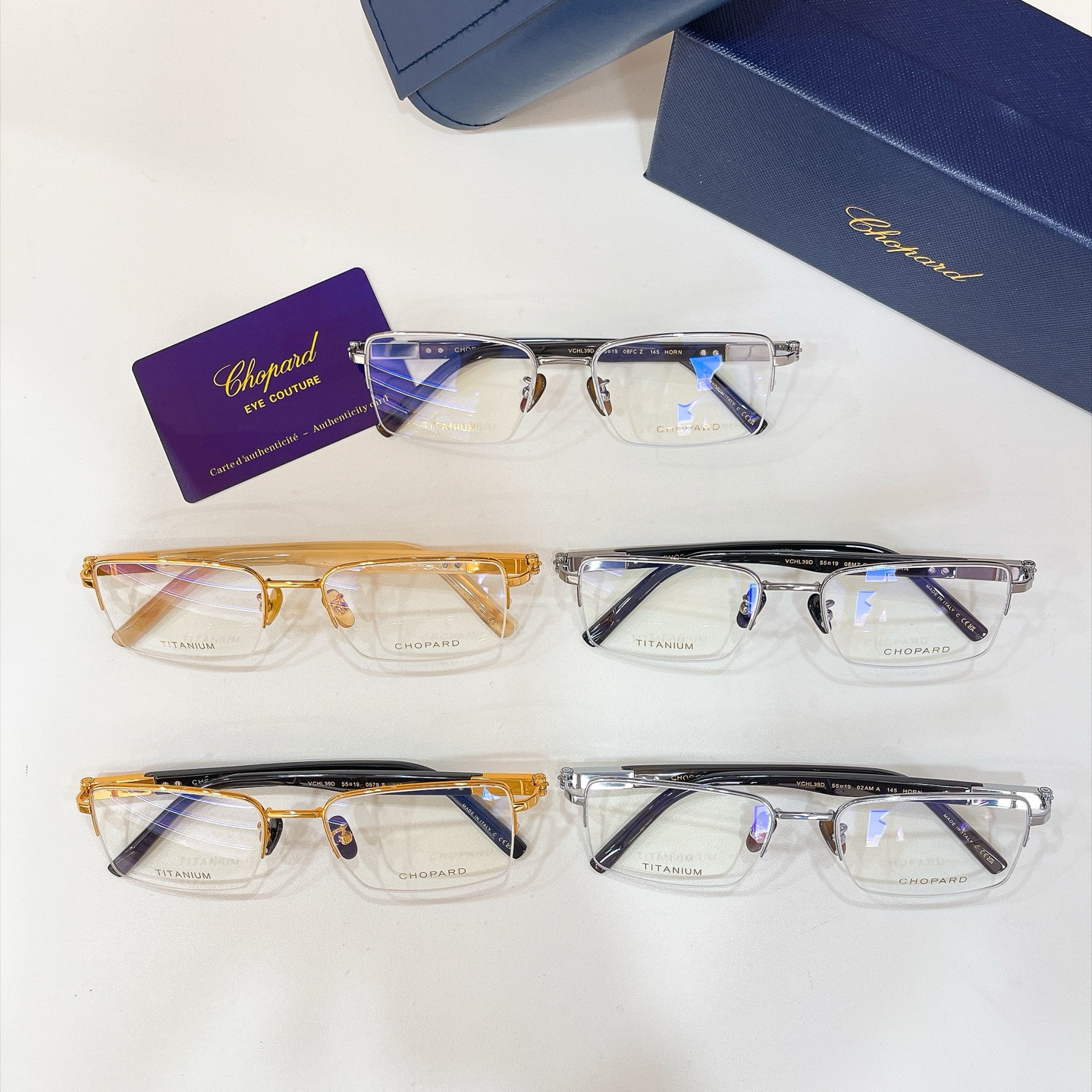ChoPar*肖邦⭐️⭐️⭐️MODEL：VCHL39D⭐️⭐️⭐️SIZE：55口19-145⭐️⭐️⭐️牛角镜腿～～