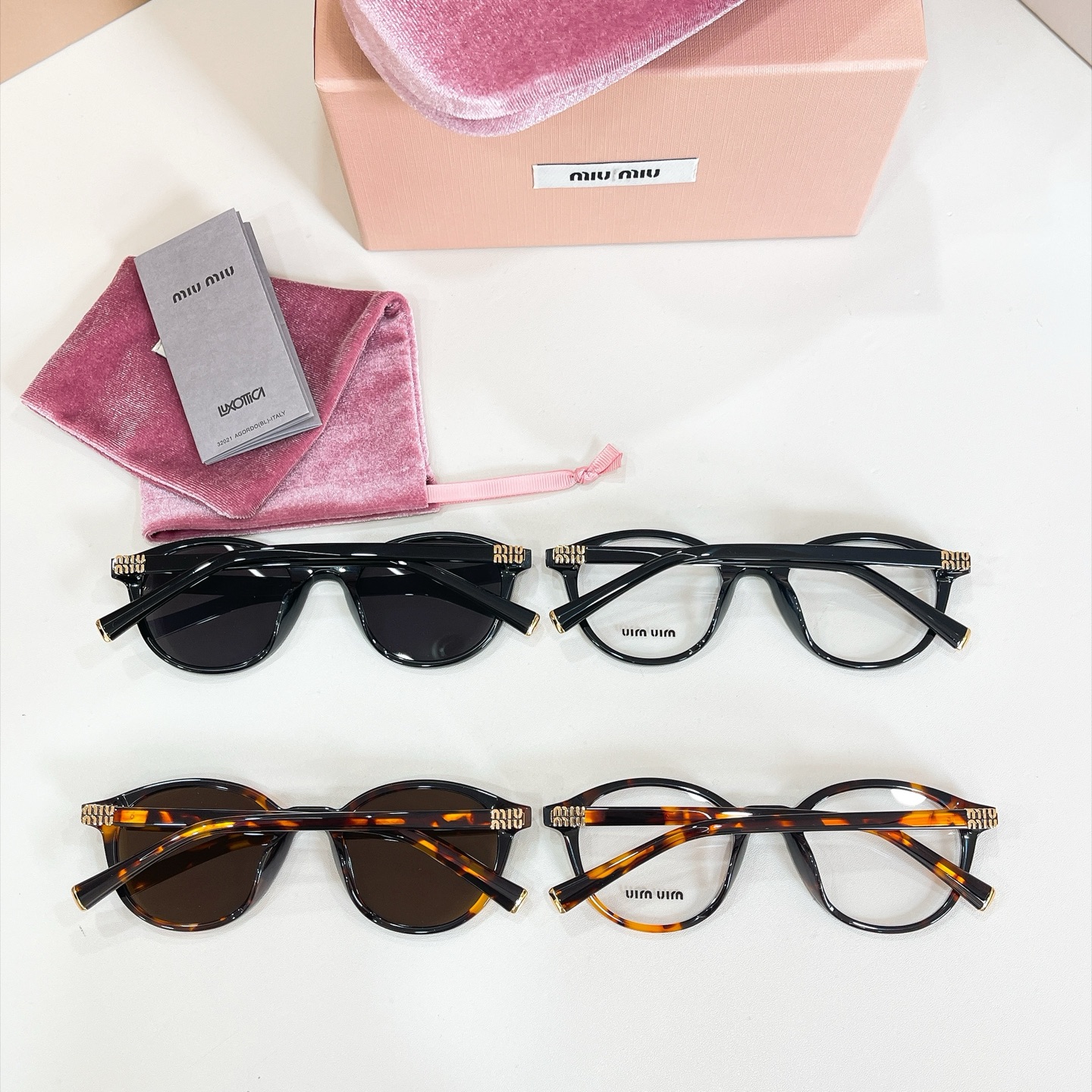 MIU MI*🎀🎀🎀 MODEL: MU 02W🎀🎀🎀SIZE：50口18-140🎀🎀🎀