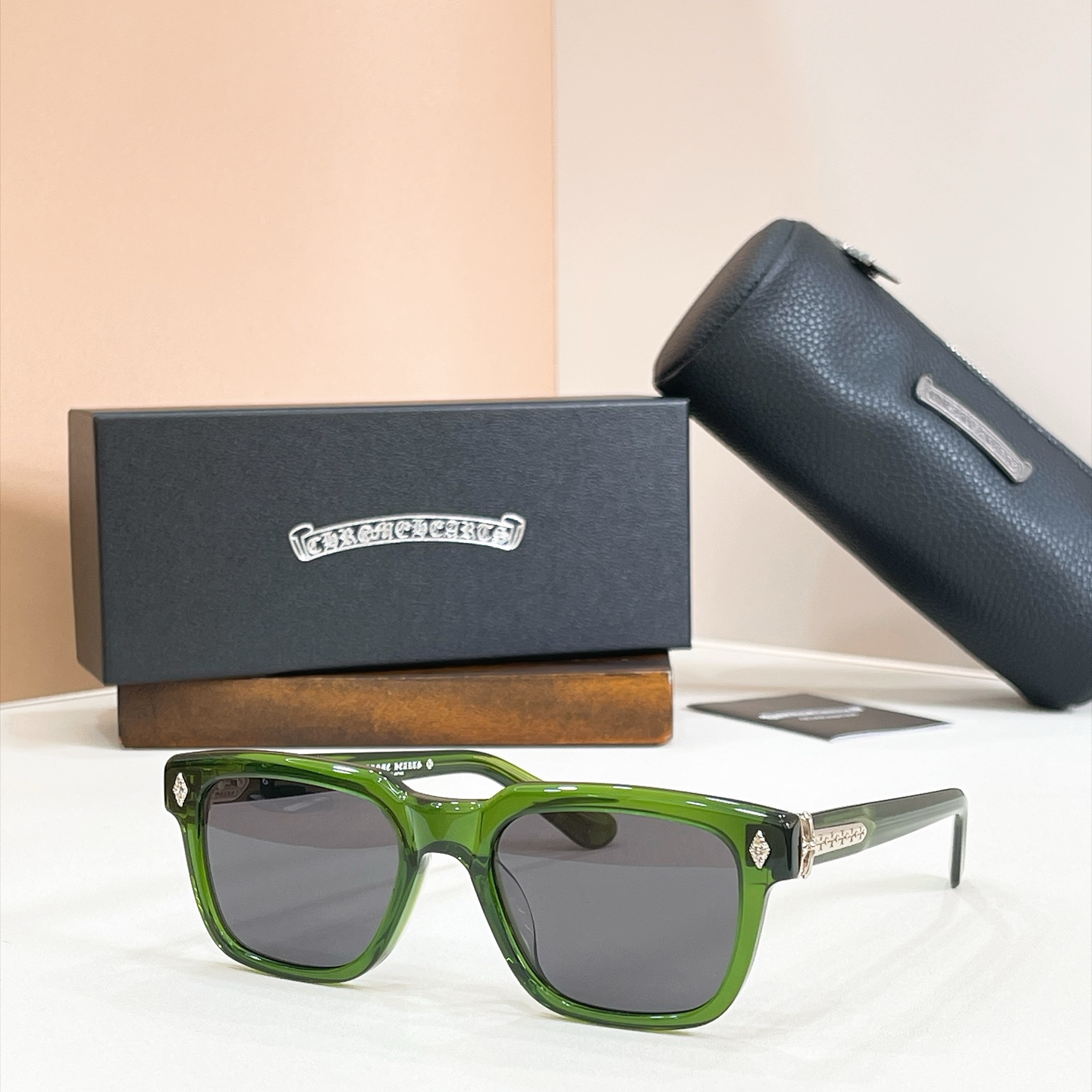 Chrome Hearts Sunglasses Acetate Square