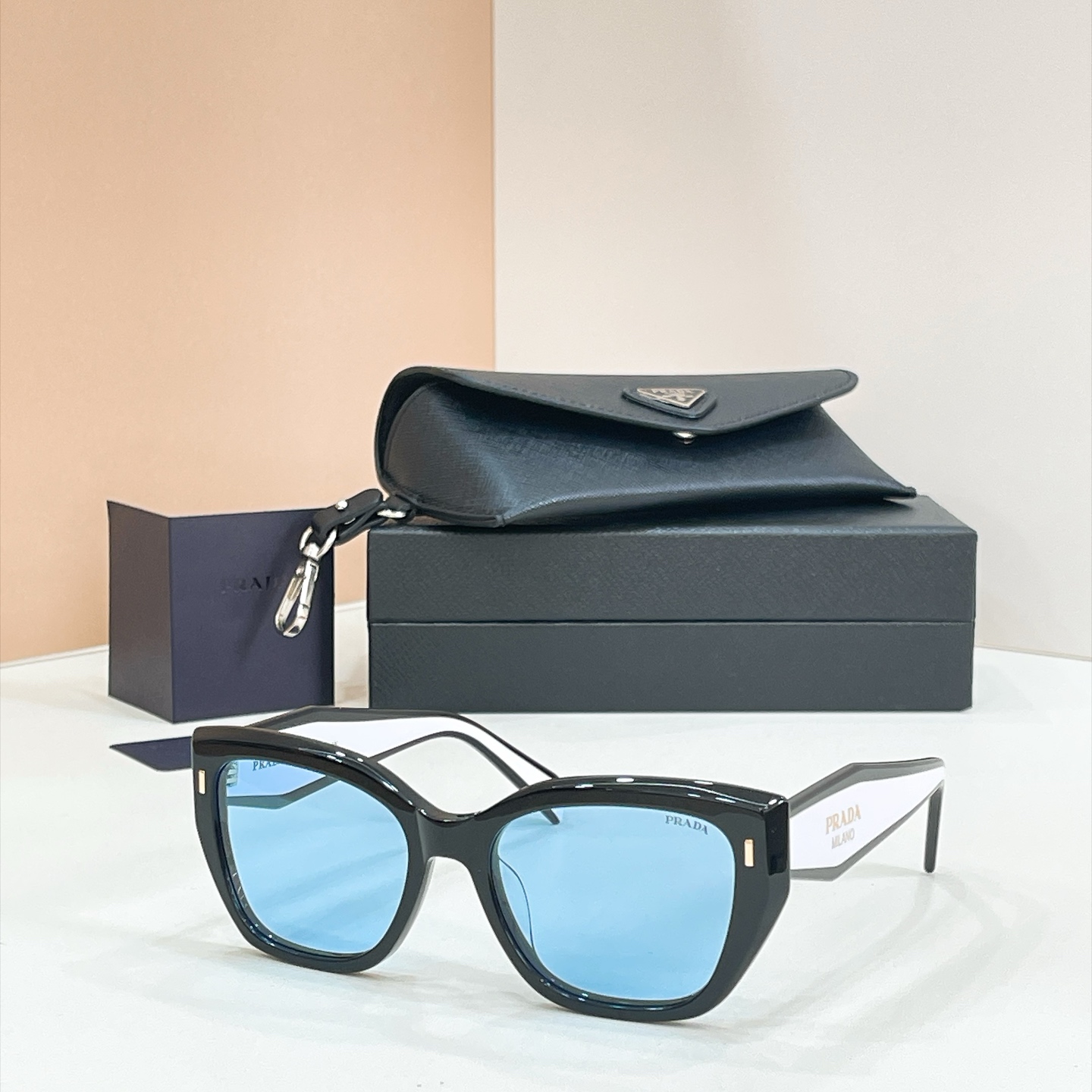 PRADA Sunglasses SPR 32S Acetate Cat Eye