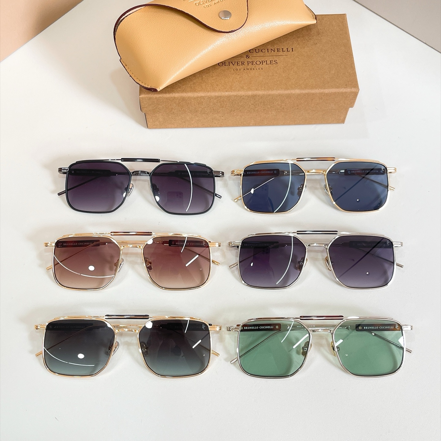 BRUNELLO CUCINELLI&OLIVER PEOPLES🌿🌿🌿MODEL：BC2005ST🌿🌿🌿SIZE：55