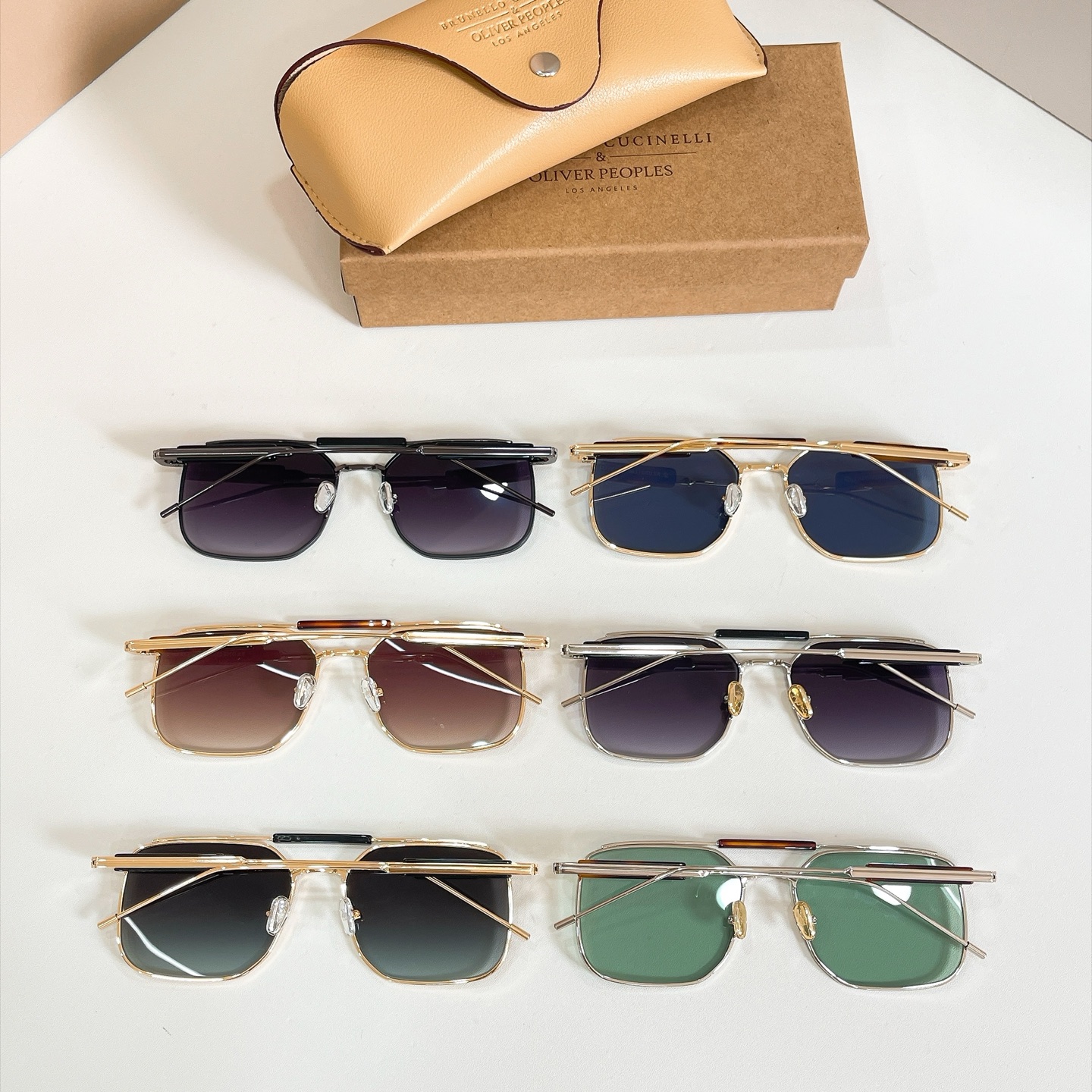 BRUNELLO CUCINELLI&OLIVER PEOPLES🌿🌿🌿MODEL：BC2005ST🌿🌿🌿SIZE：55