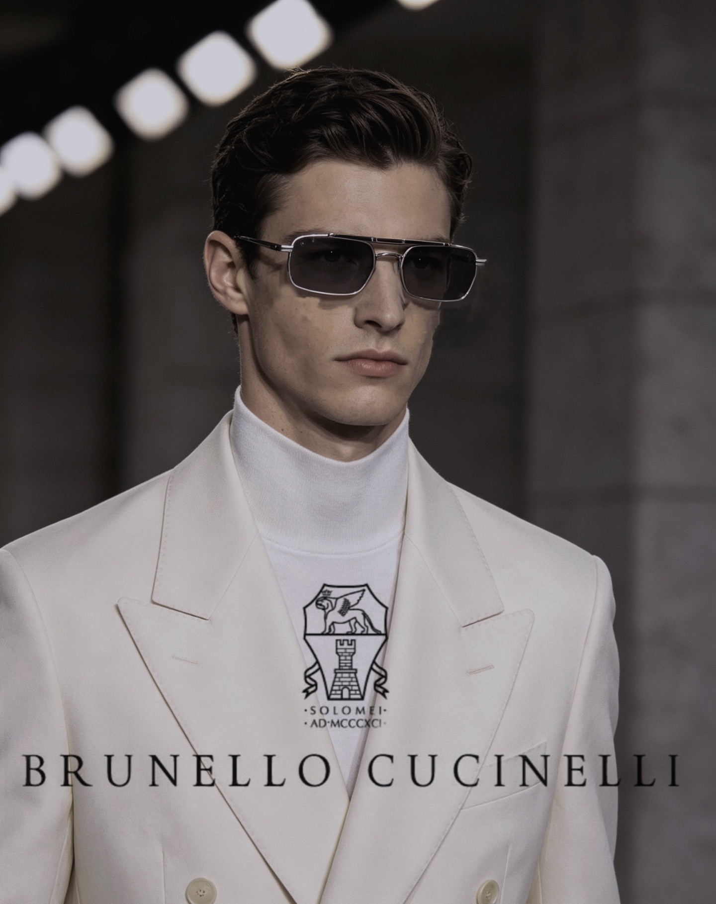 BRUNELLO CUCINELLI&OLIVER PEOPLES🌿🌿🌿MODEL：BC1006ST🌿🌿🌿SIZE：53