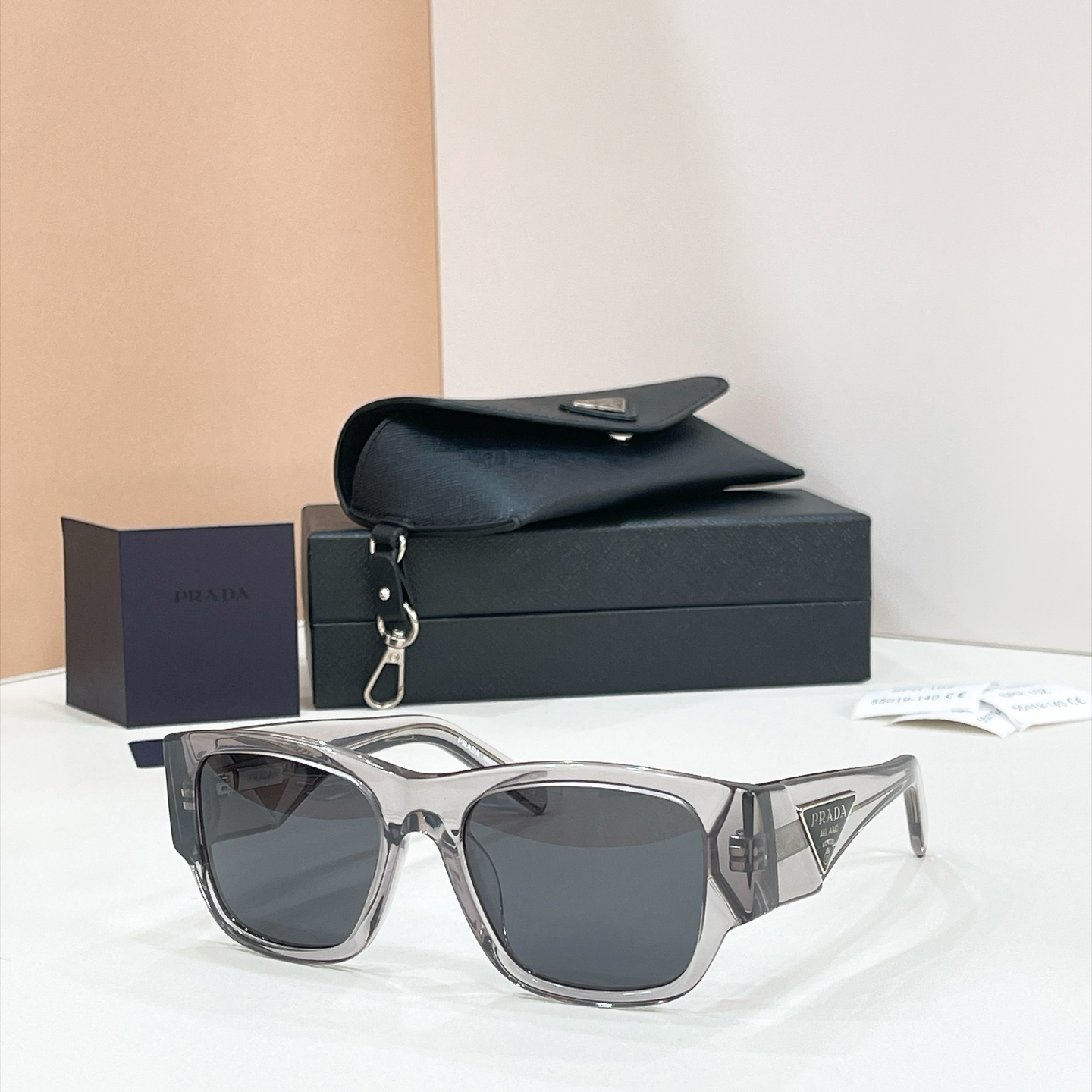 PRADA SPR 10Z Acetate Square Sunglasses