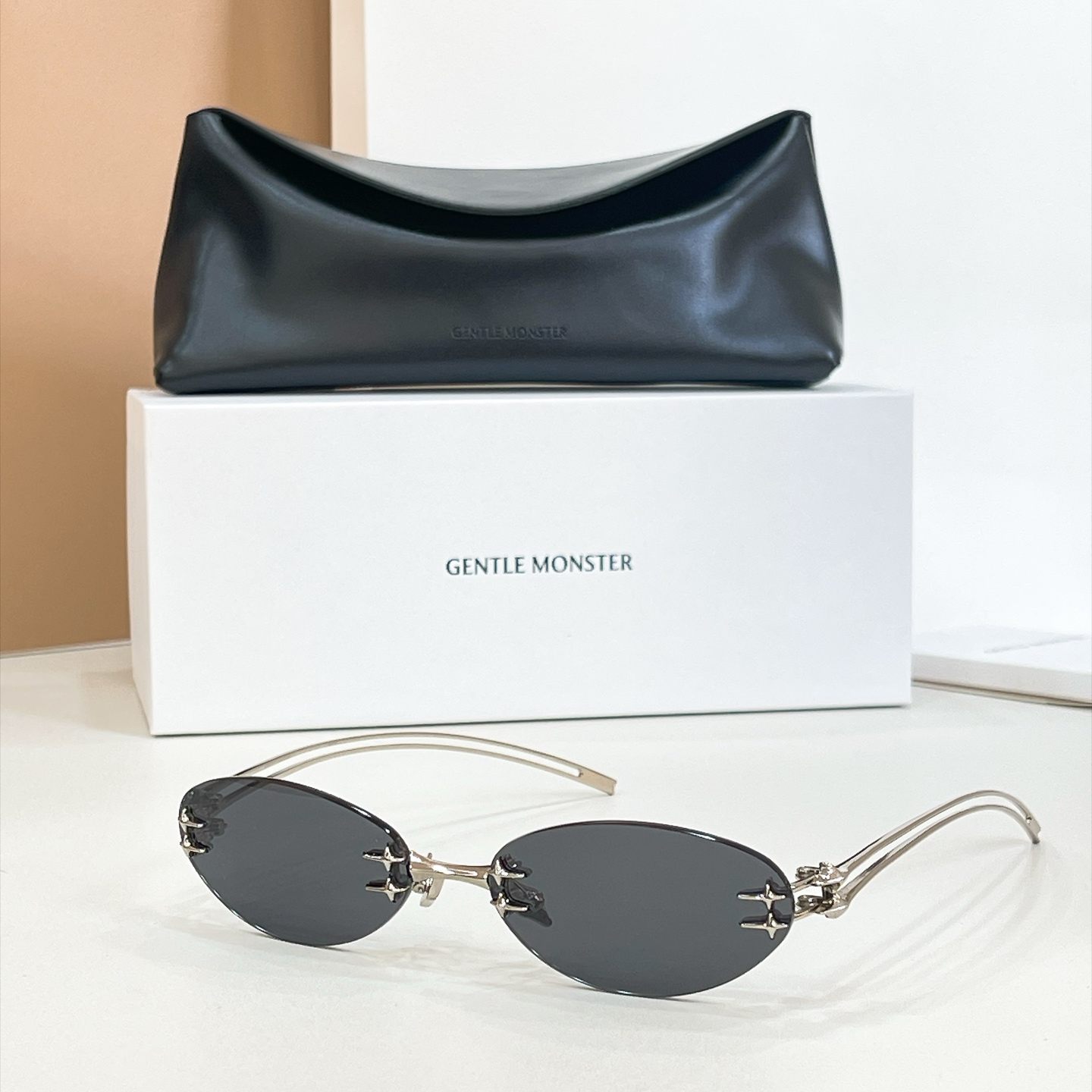 GENTLE MONSTER NODE Metal Oval Sunglasses