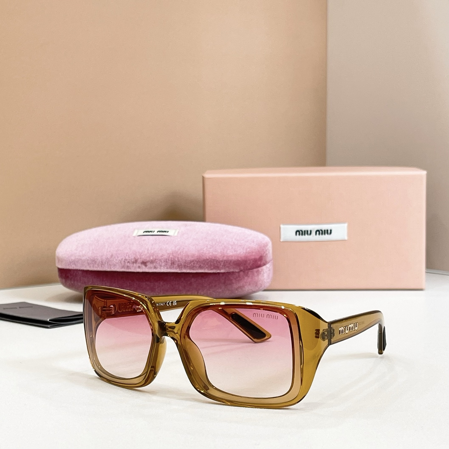 MIUMIU Sunglasses Acetate Square