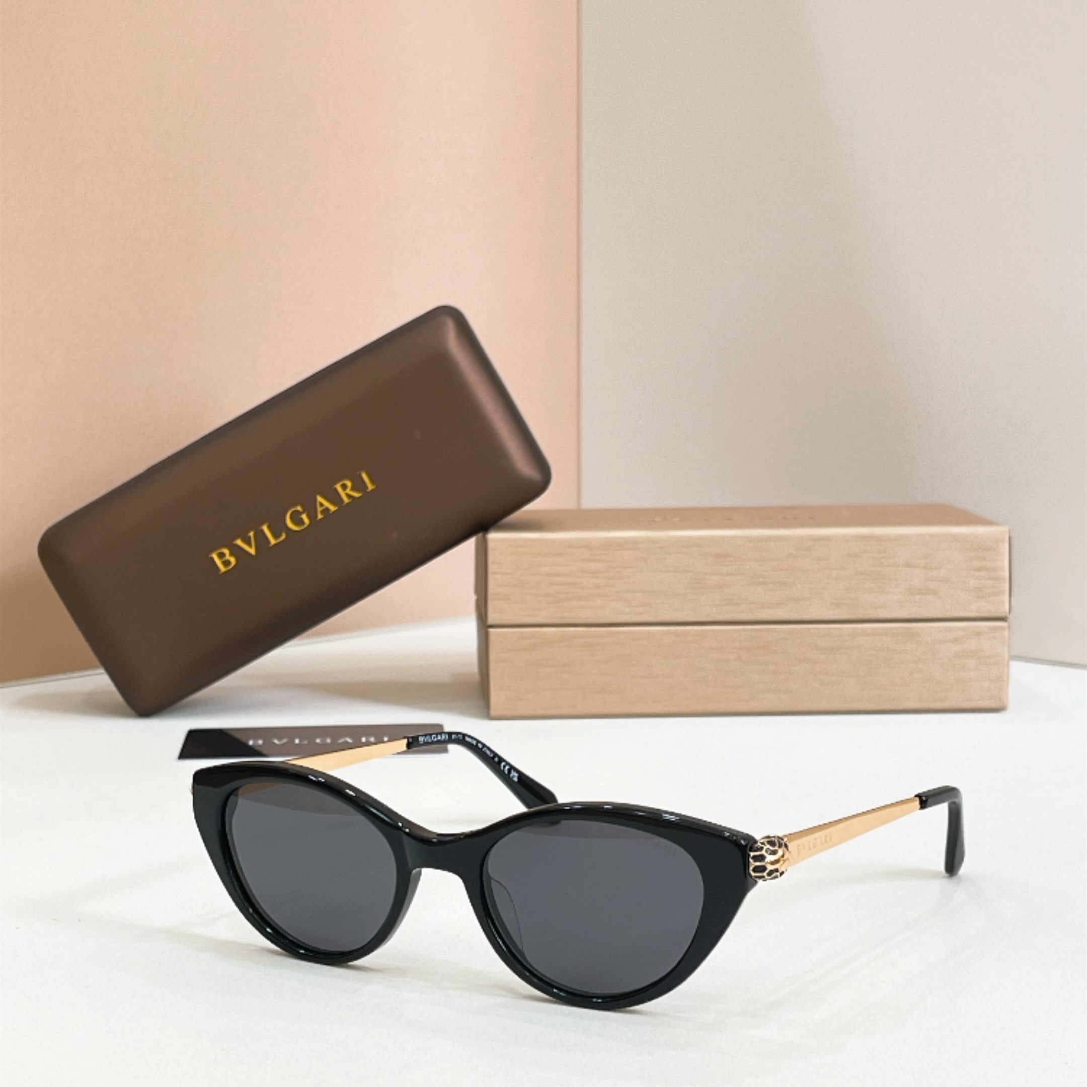 BVLGARI Sunglasses Acetate Cat Eye