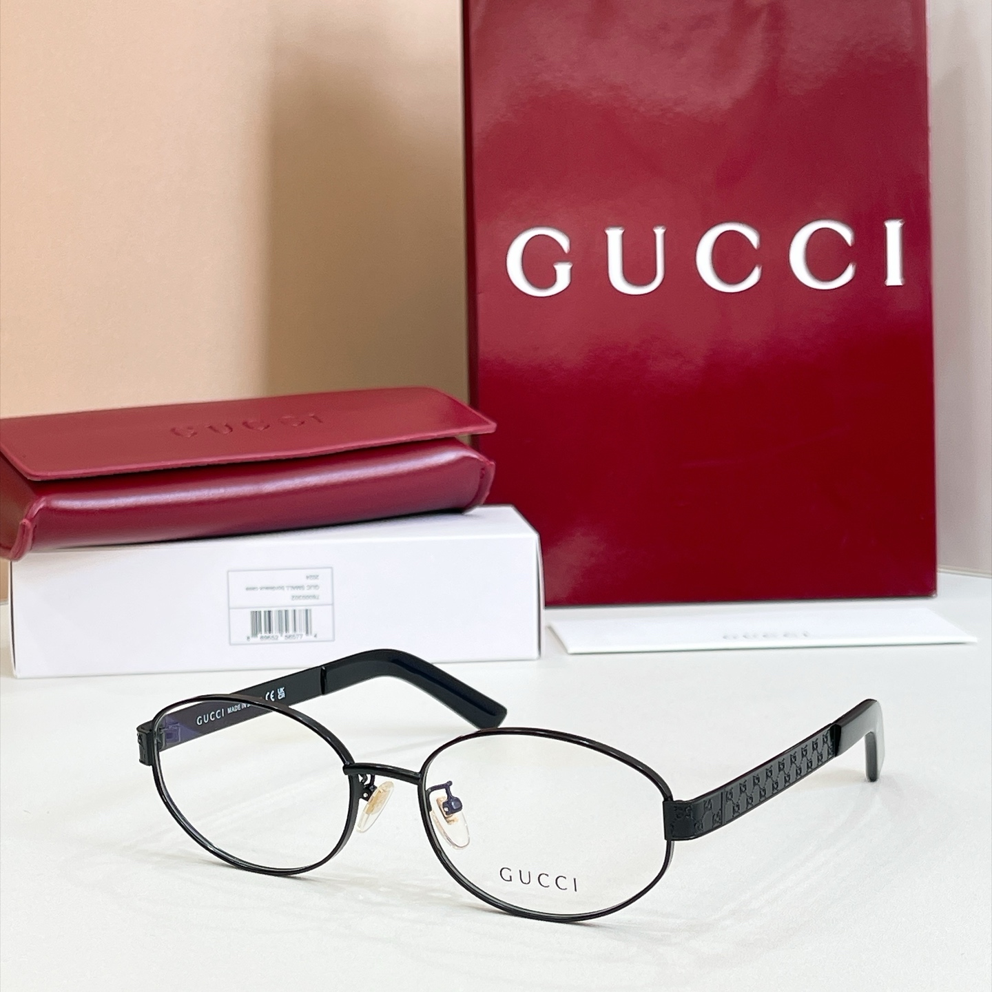 GUCCI Eyewear GG2420S Metal Full Rim Oval