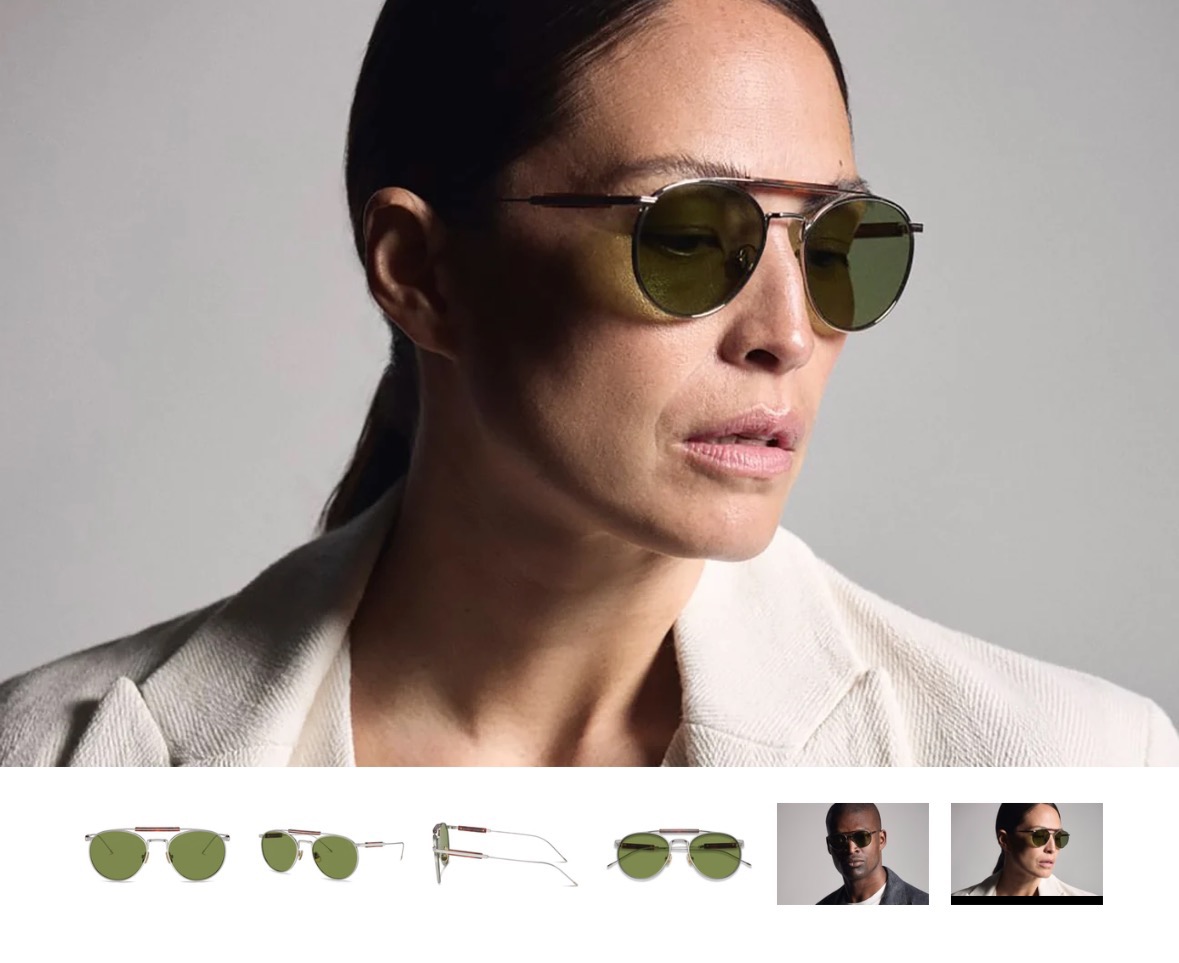 BRUNELLO CUCINELLI&OLIVER PEOPLES🌿🌿🌿MODEL：BC2004ST🌿🌿🌿SIZE：55