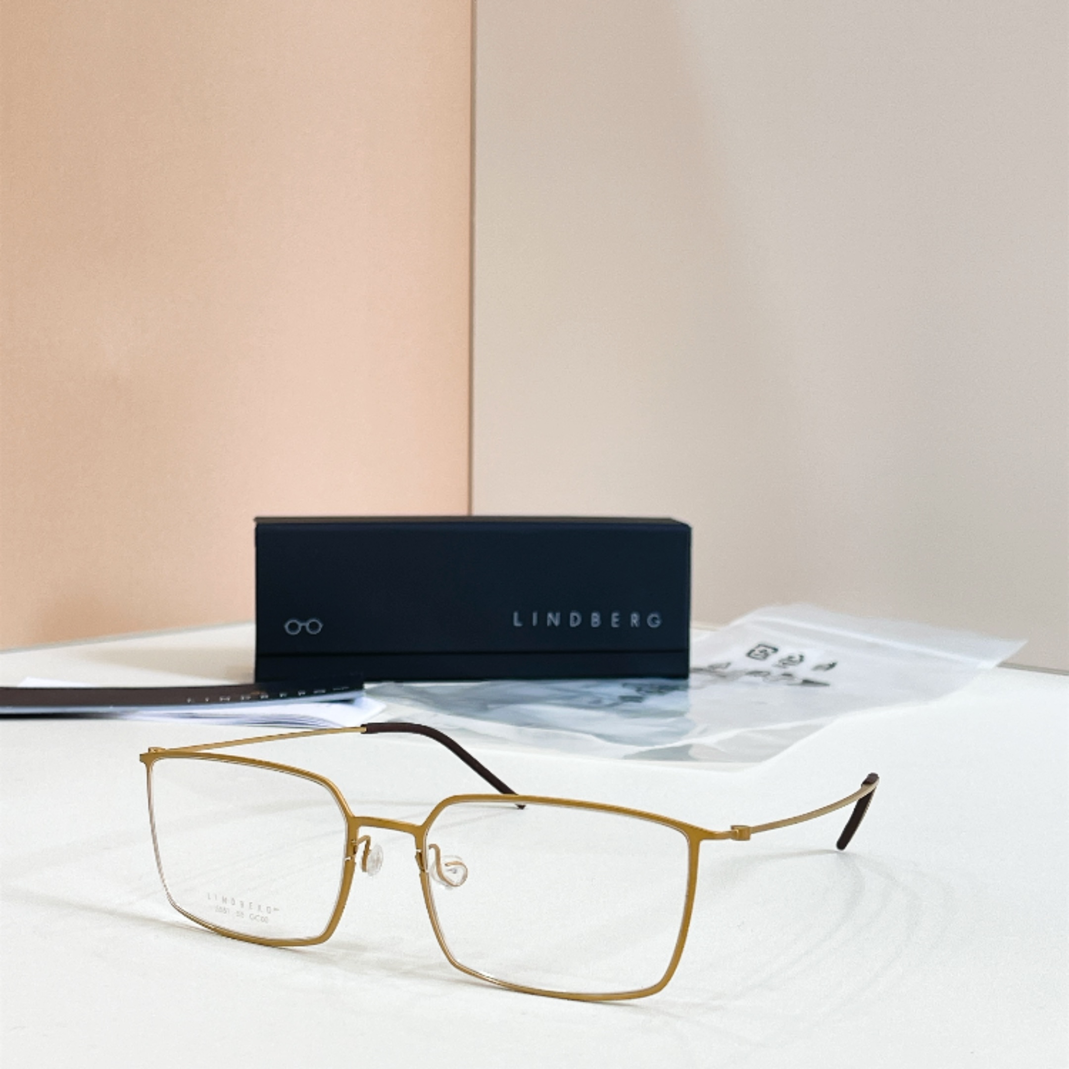 LINDBER*🌟🌟🌟MODEL：5536🌟🌟🌟Size：56口17-140🌟🌟🌟钛～～,盒子➕45