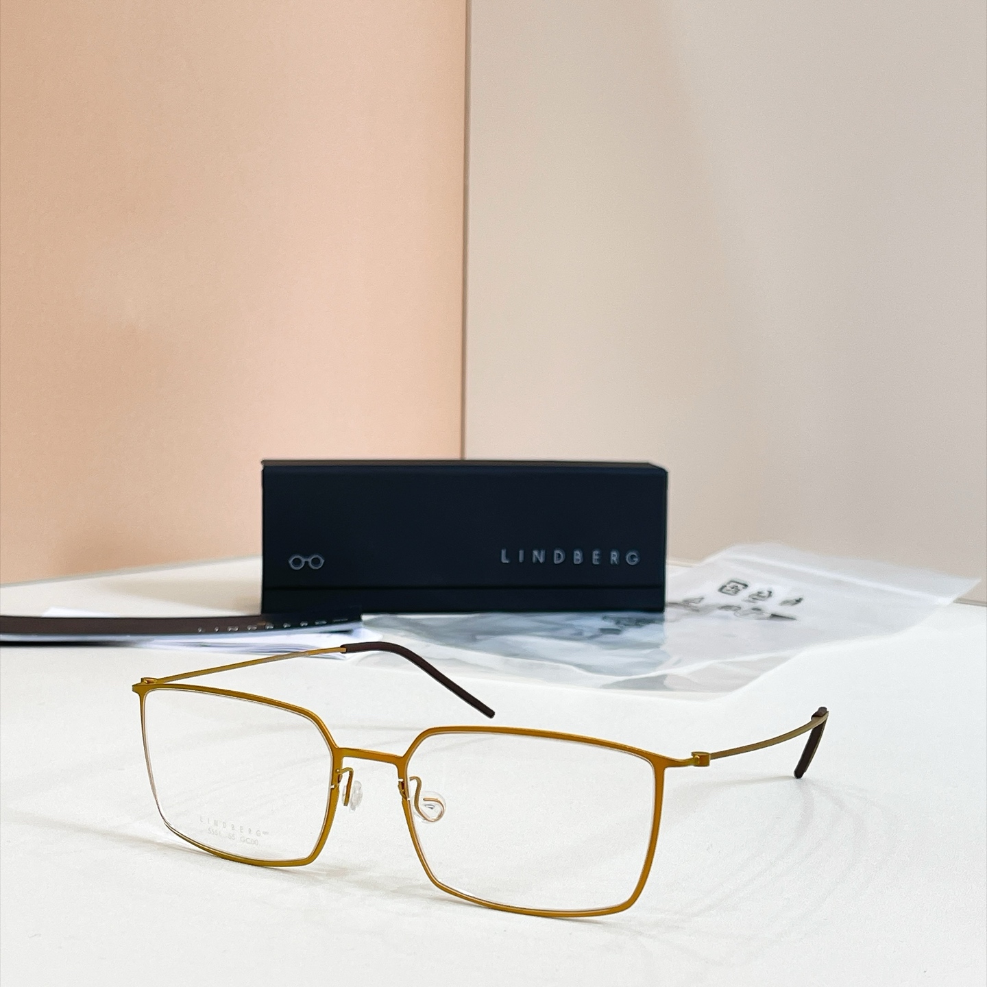 LINDBER*🌟🌟🌟MODEL：5536🌟🌟🌟Size：56口17-140🌟🌟🌟钛～～,盒子➕45
