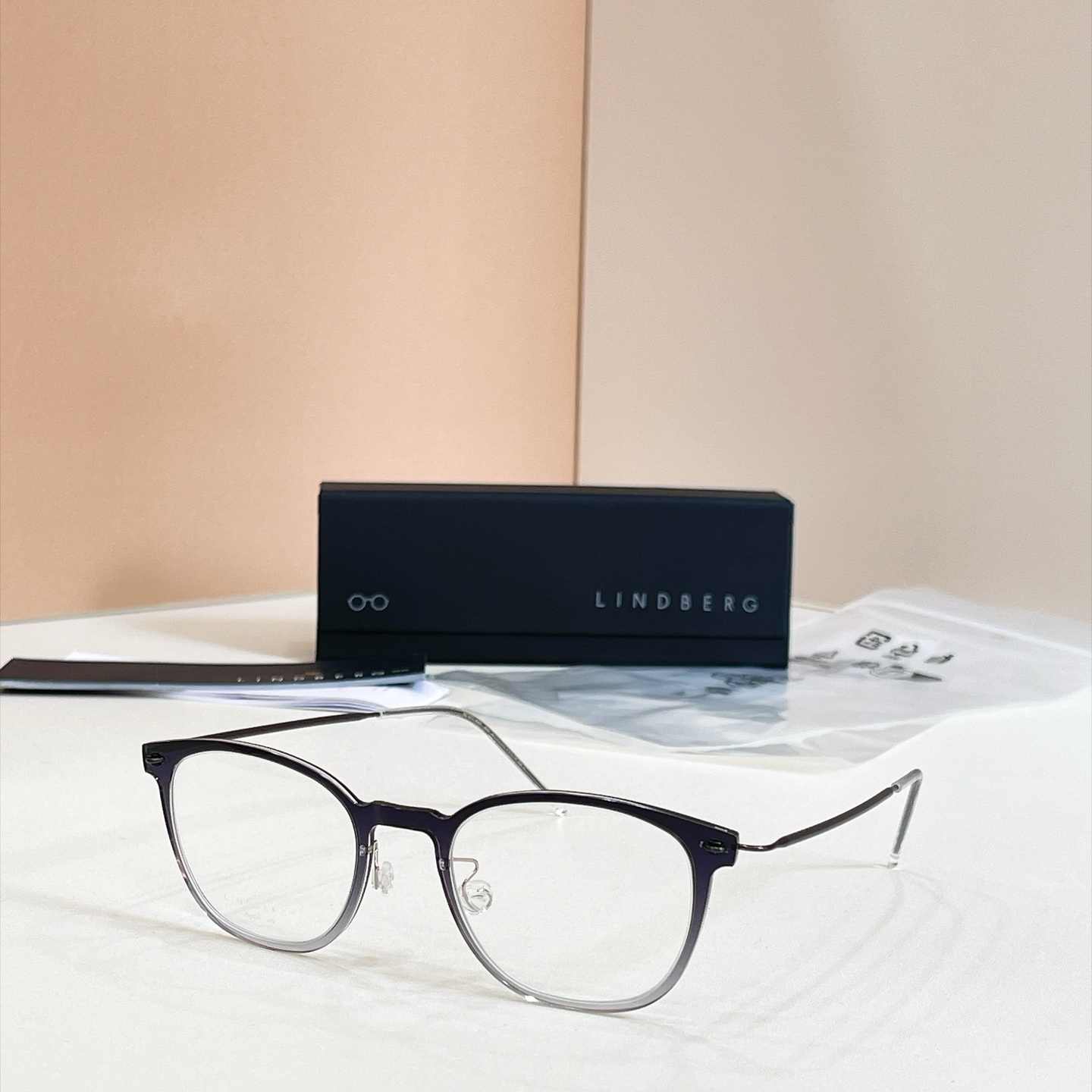LINDBER*🌟🌟🌟MODEL：6609🌟🌟🌟Size：49口21-145🌟🌟🌟钛～～,盒子➕45