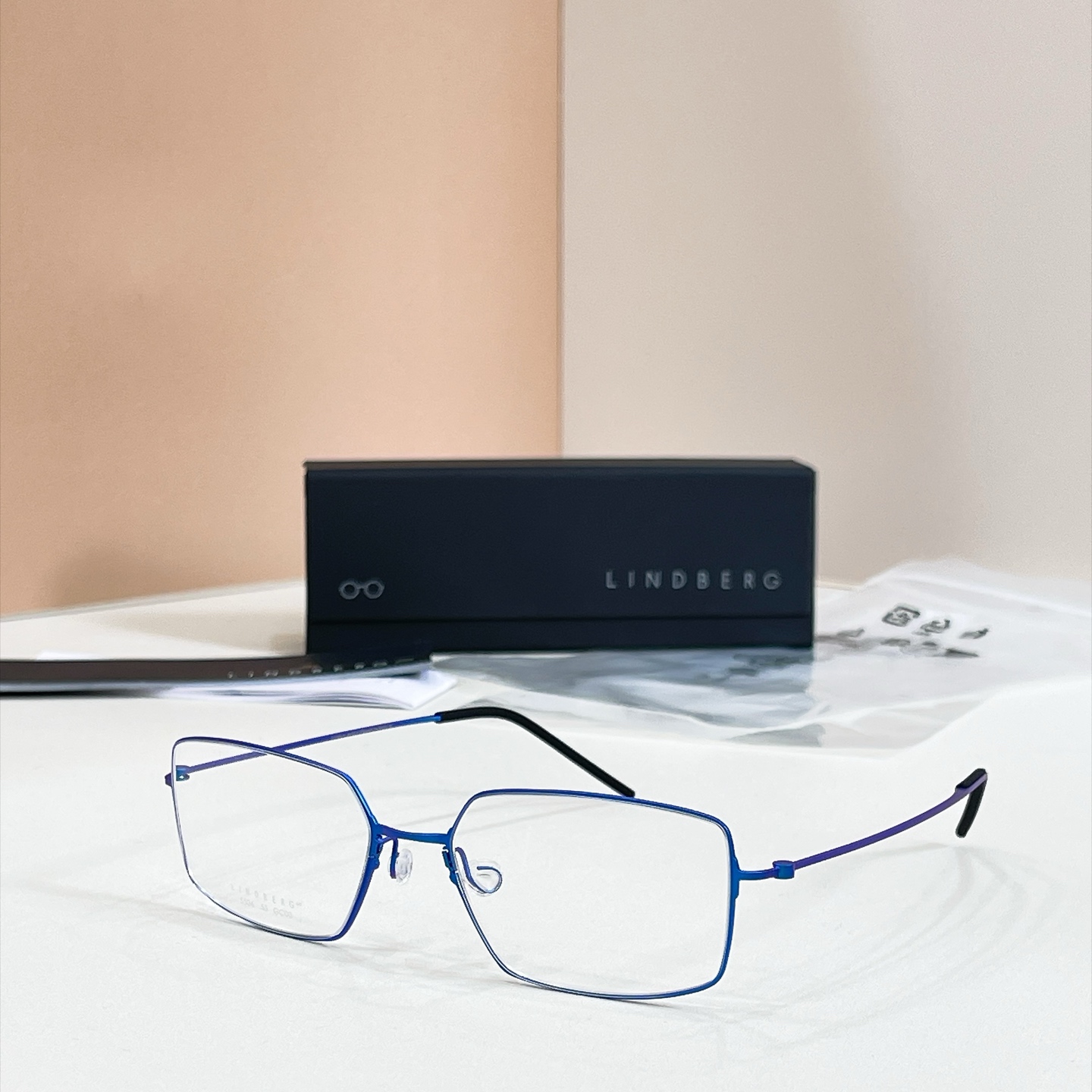 LINDBER*🌟🌟🌟MODEL：5551🌟🌟🌟Size：55口17-140🌟🌟🌟钛～～,盒子➕45
