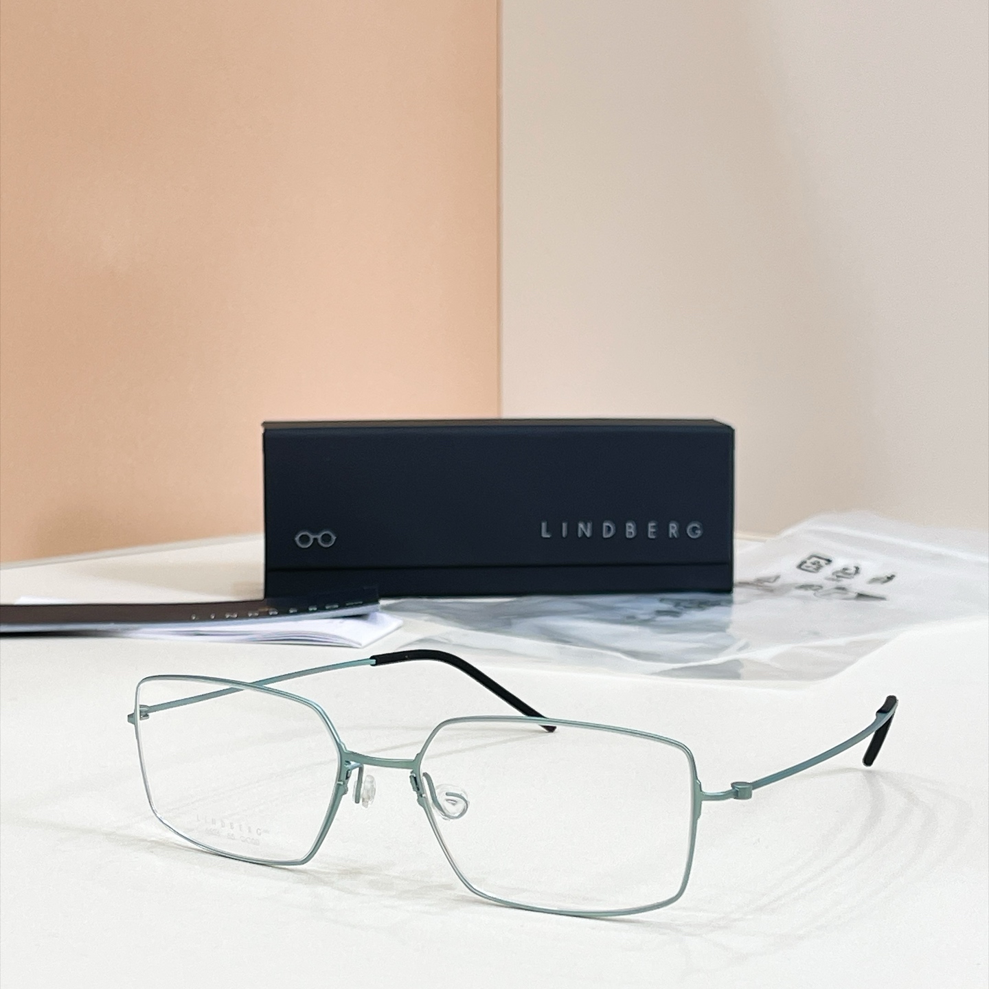 LINDBER*🌟🌟🌟MODEL：5551🌟🌟🌟Size：55口17-140🌟🌟🌟钛～～,盒子➕45