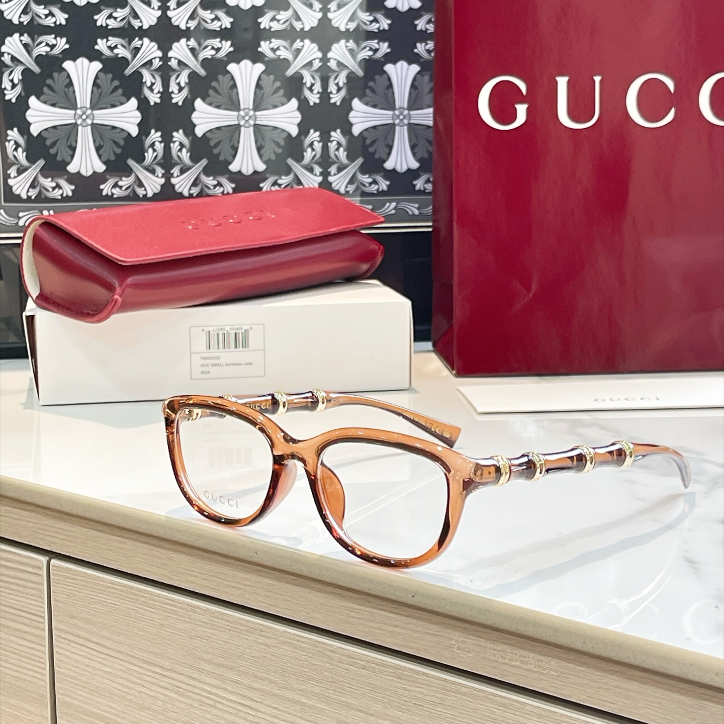 GUCCI GG2062SA Optical Frame Acetate Cat Eye