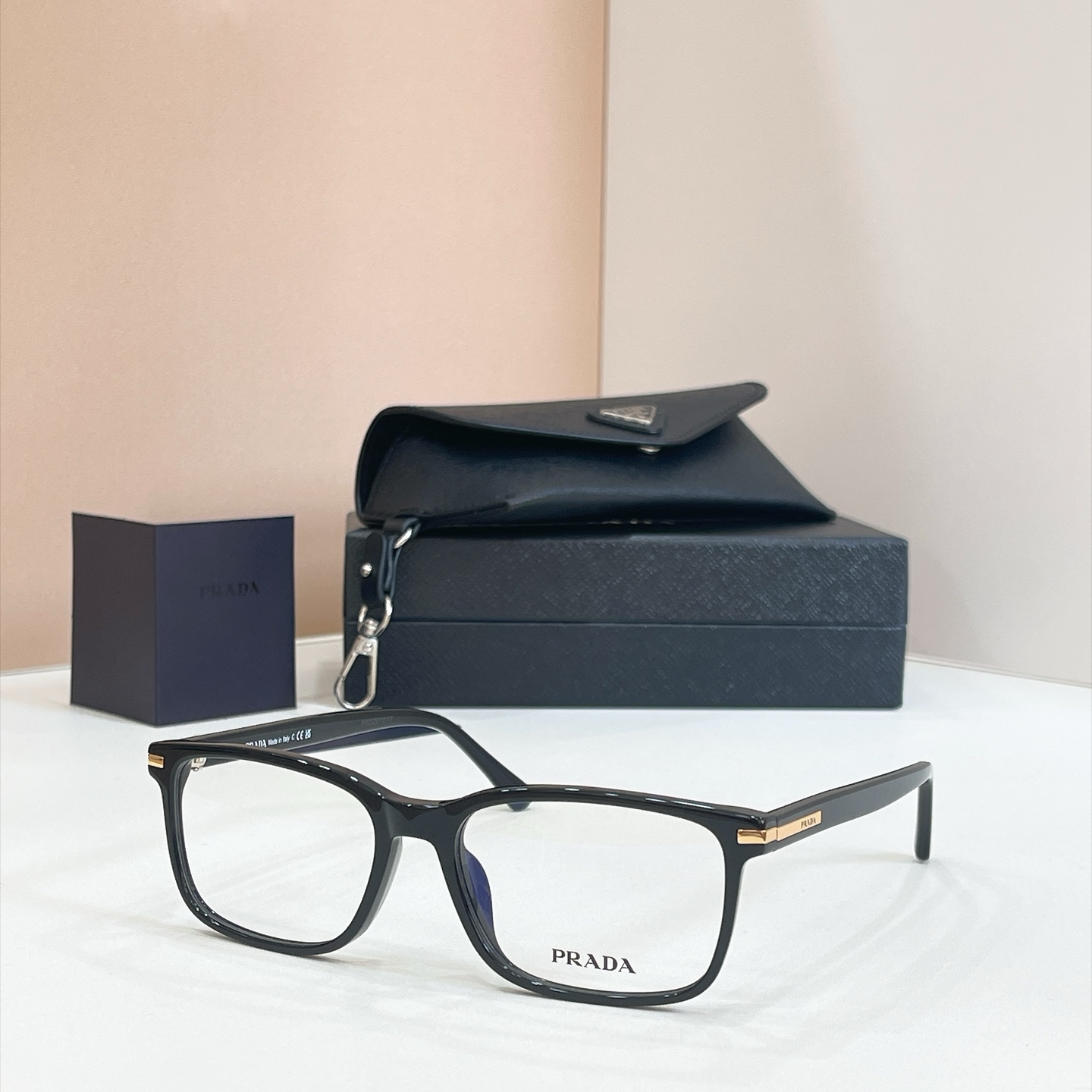 PRADA Eyewear Acetate Rectangular Full Rim