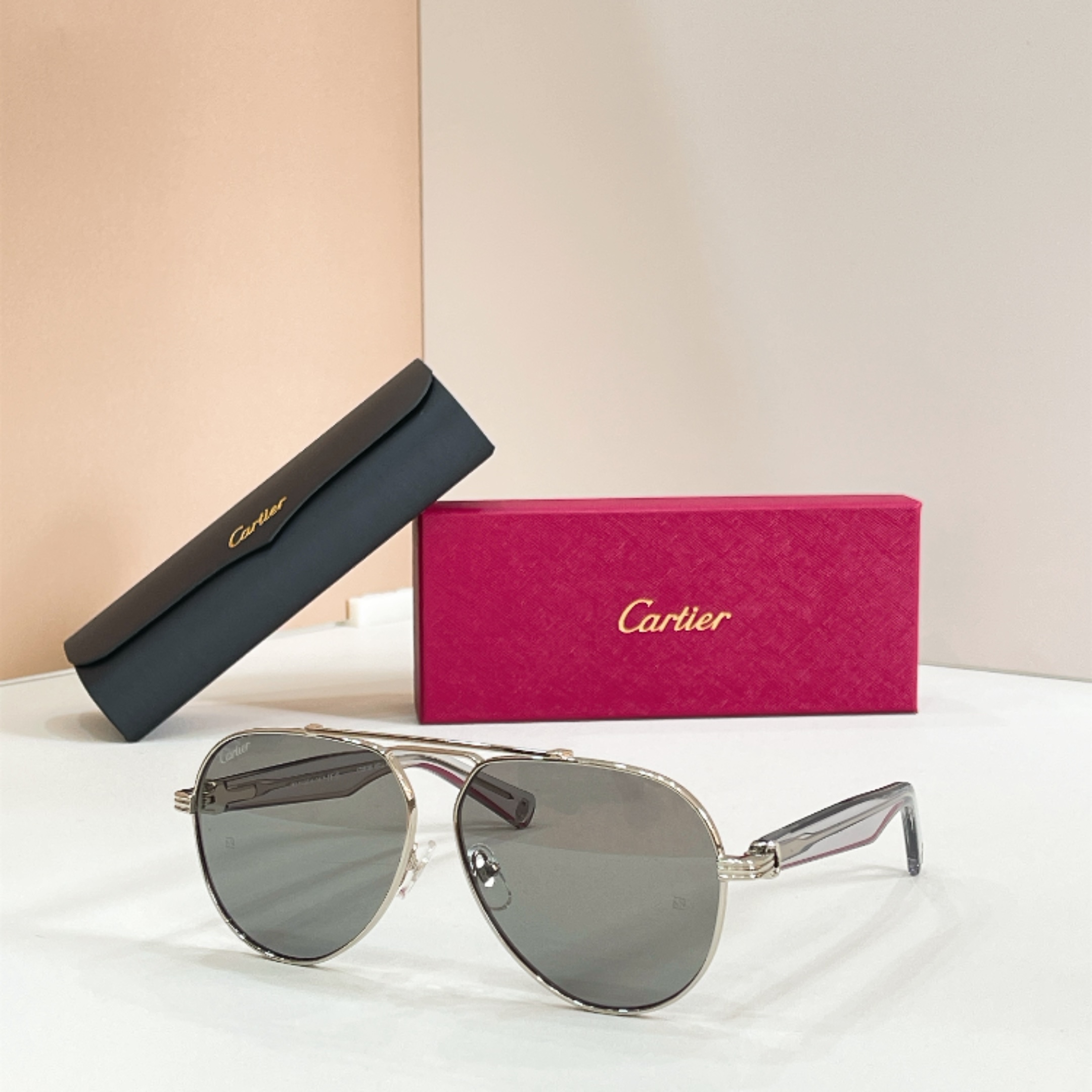 Cartier Sunglasses CT0519S Metal Aviator