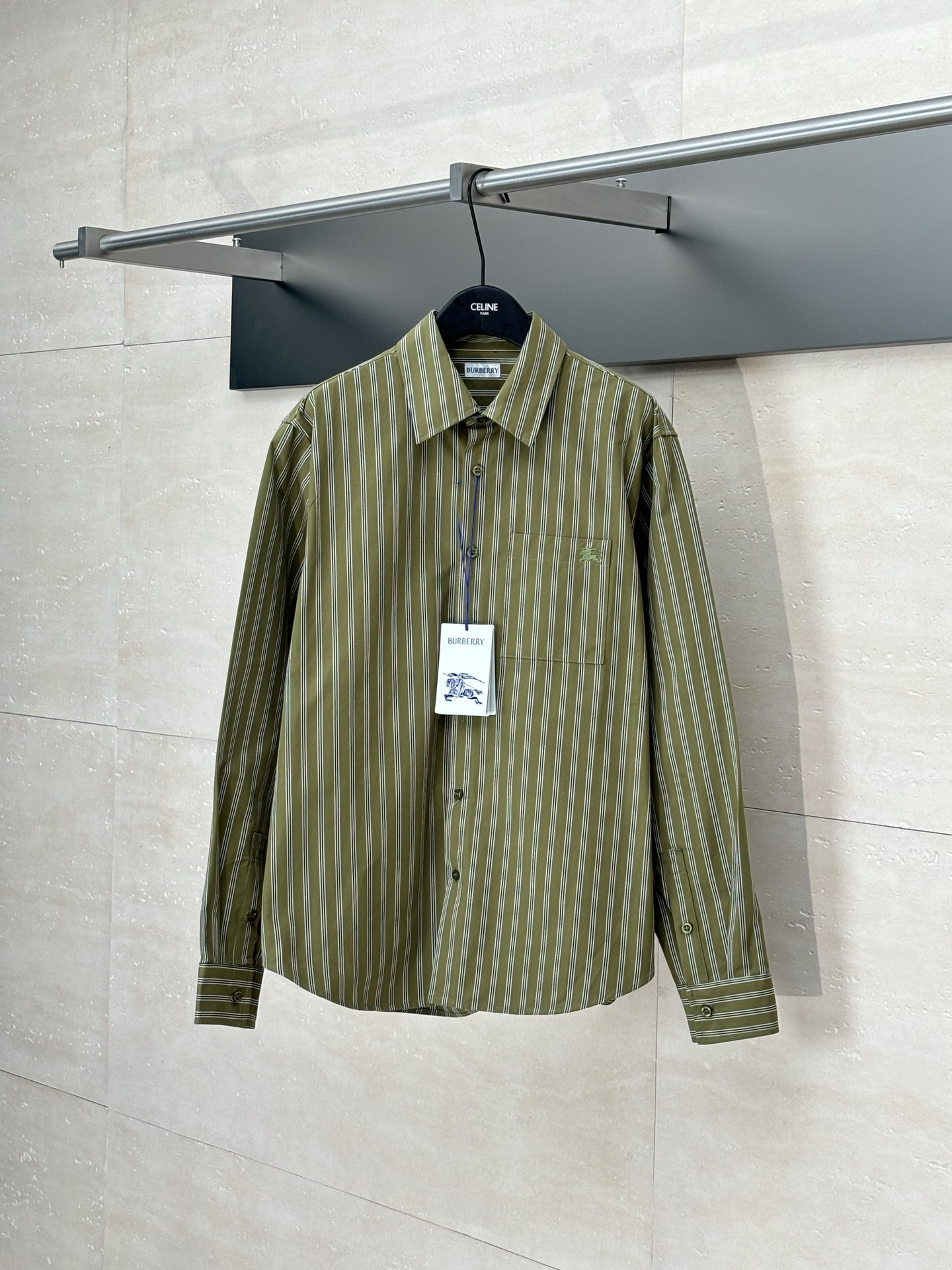 Burberr*/Burberry Bbr 25SS nueva camisa a rayas de primavera y verano. La tela proporcionada por el cliente está hecha …