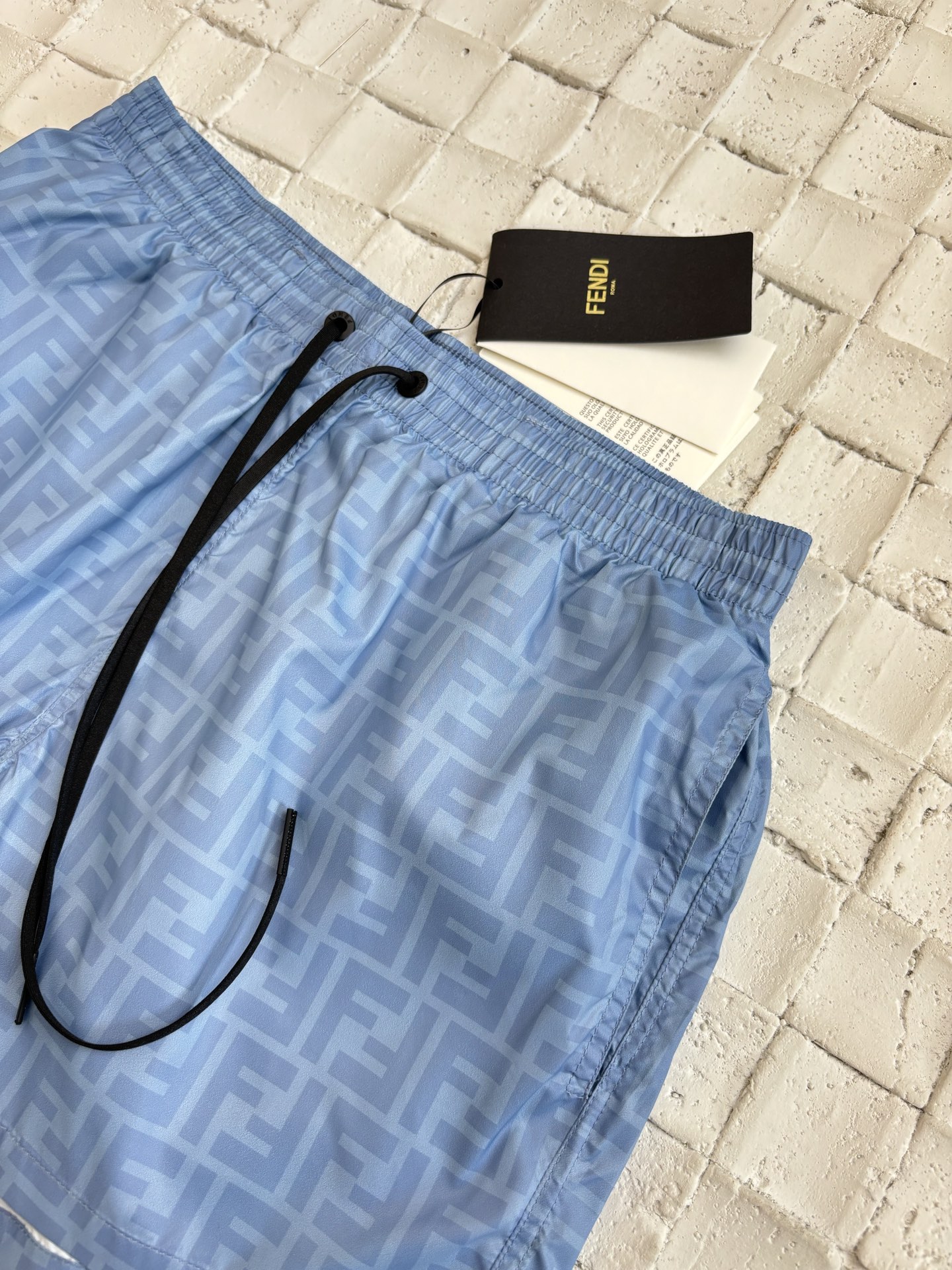 펜디 더블 F 프린트 나일론 반바지 5257 이미지 5