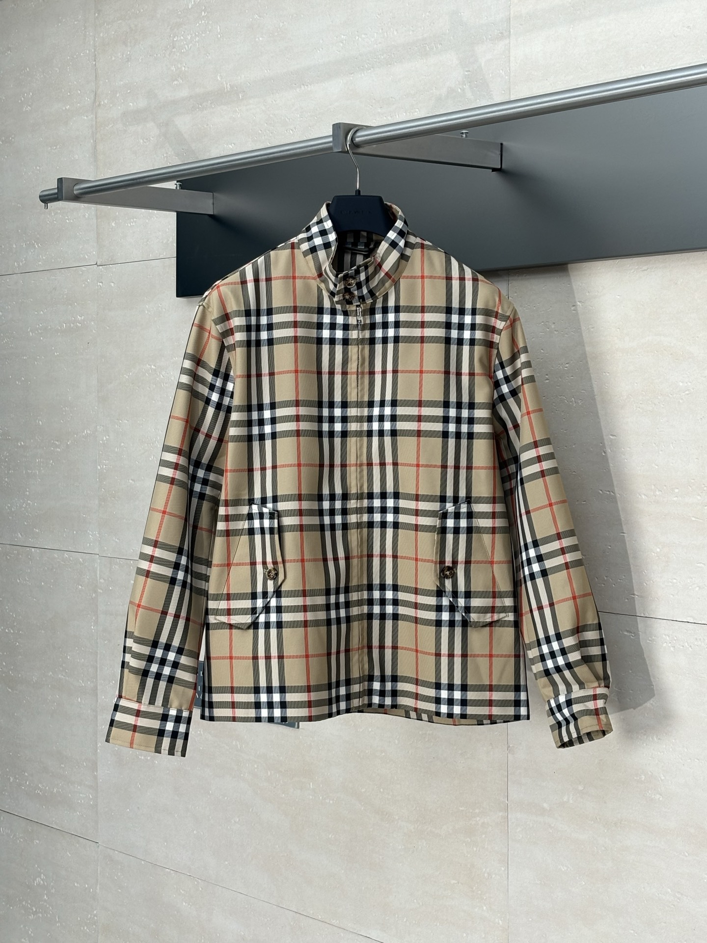 Burberry*/Burberry 25FW nueva chaqueta clásica a cuadros de otoño e invierno Talla: S/M/L/XL/XXL