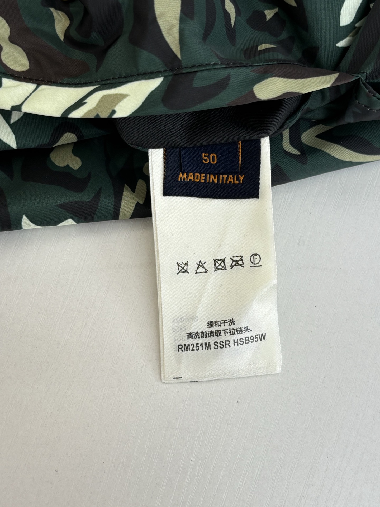 1V/路易 25SS新款nigo菲董联名军绿双面穿夹克外套Size：S/M/L/XL
