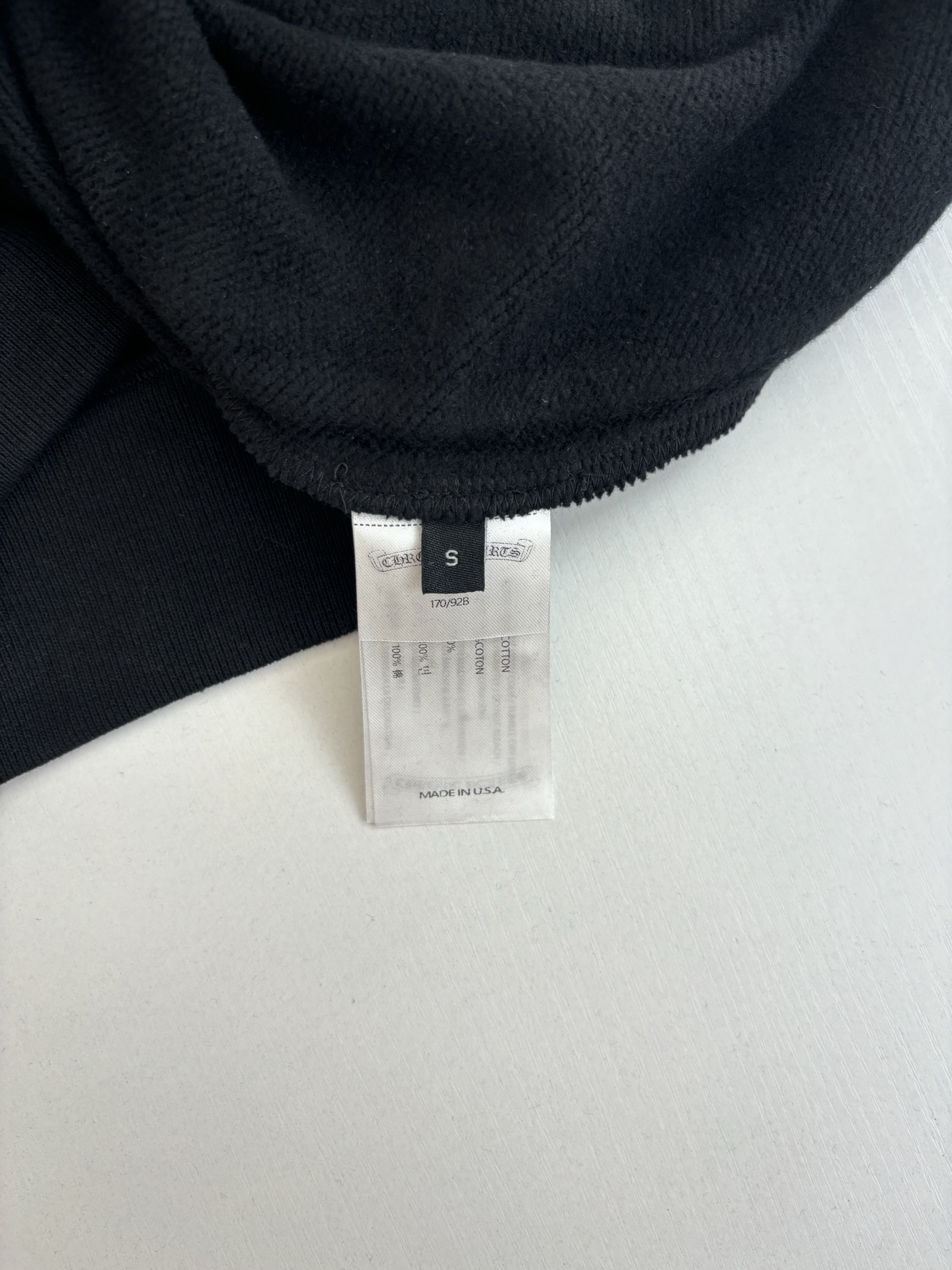 Chrome Hearts Come Hearts*/克罗心 25新款梵文字母印花拉链连帽卫衣