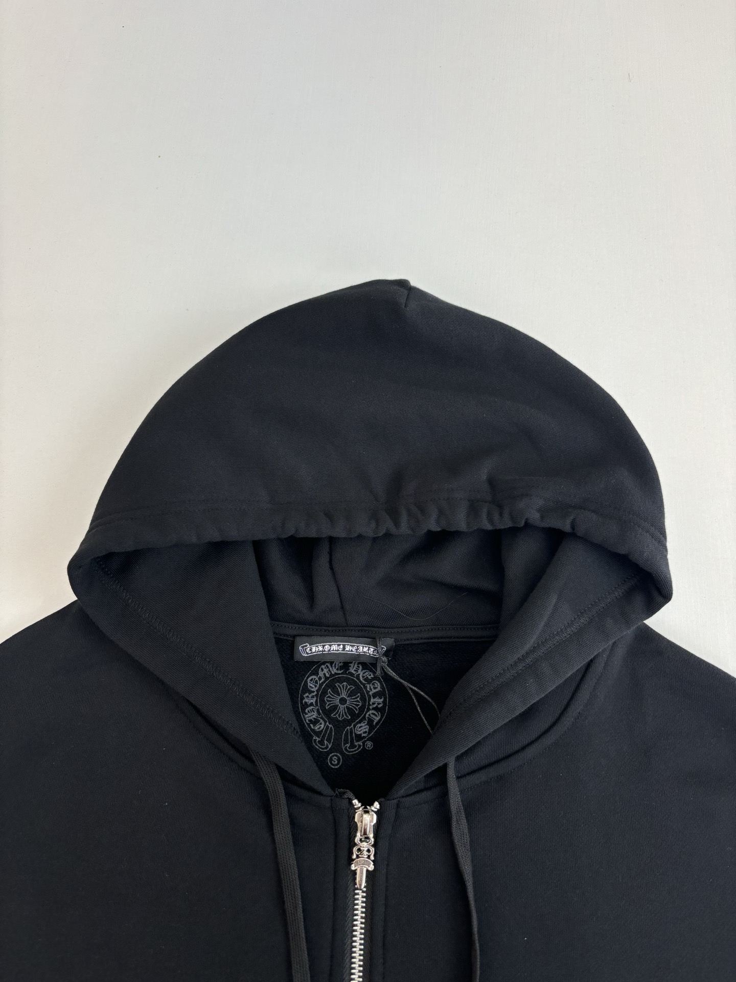 Chrome Hearts Come Hearts*/克罗心 25新款梵文字母印花拉链连帽卫衣