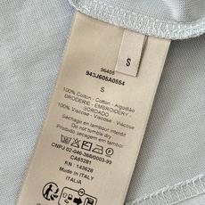 Dio*/迪奥 25Ss新款立体绣短袖T恤面料采用双纱精梳棉紧密纺纱线,克重280g配套对色32s双纱横 Dio*/迪奥 25Ss新款立体绣短袖T恤面料采用双纱精梳棉紧密纺纱线,克重280g配套对色32s双纱横