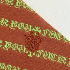 Chrome Hearts*/克罗心 十字条纹POLO长袖色织面料千米起订 成本昂贵 绣花采用进口田岛绣 Chrome Hearts*/克罗心 十字条纹POLO长袖色织面料千米起订 成本昂贵 绣花采用进口田岛绣