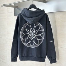 Balenciag*/巴黎Blcg Fall25 巴黎X兰博基尼联名系列汽车连帽卫衣 25ss的巴黎世家 Balenciag*/巴黎Blcg Fall25 巴黎X兰博基尼联名系列汽车连帽卫衣 25ss的巴黎世家